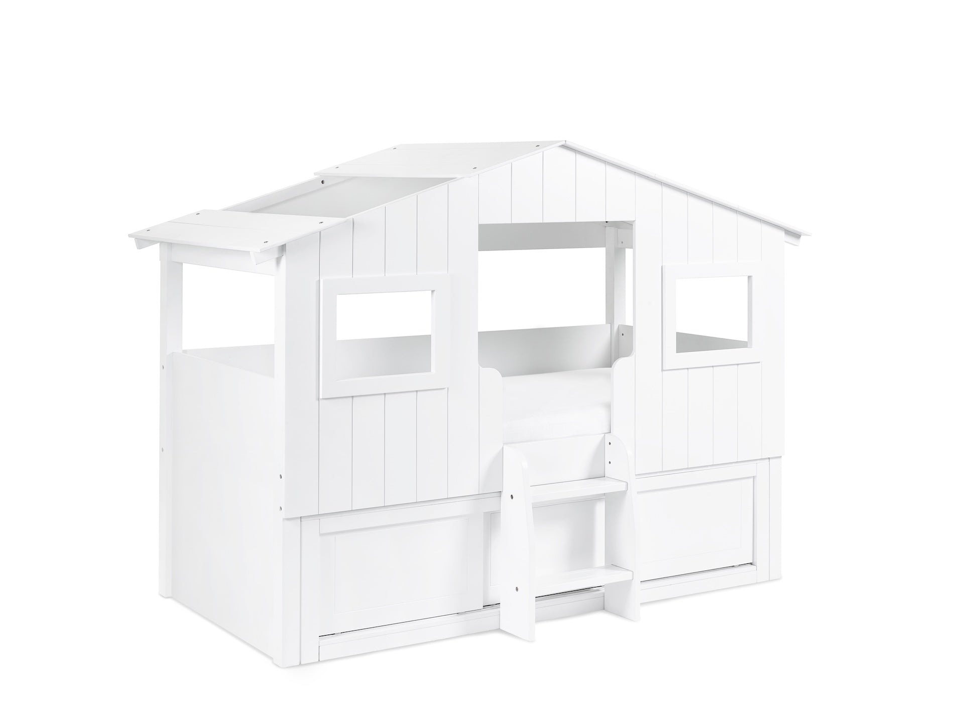 Acorn Treehouse Midsleeper & Storage Unit - White – Julian Bowen, view 4