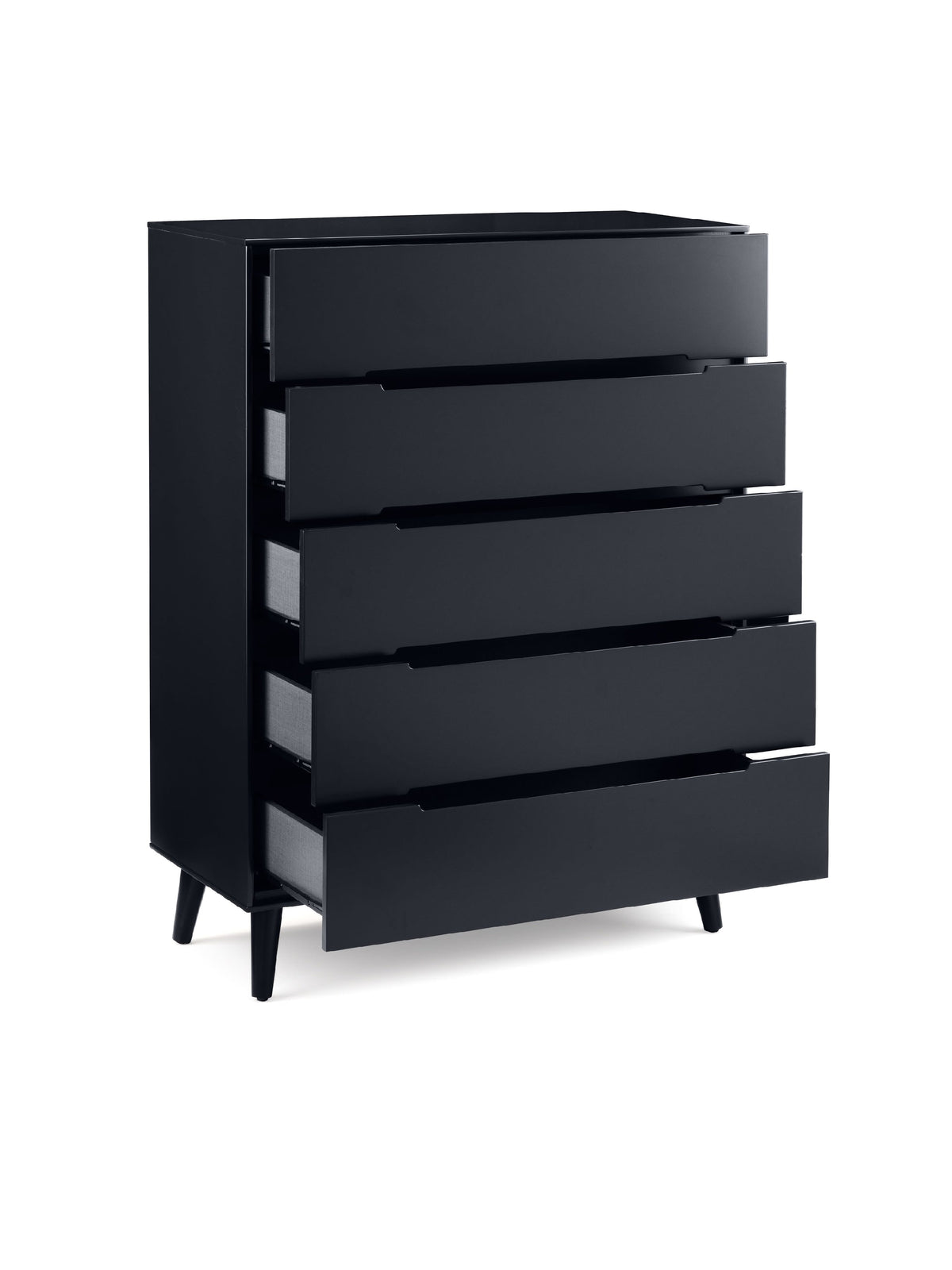 Alicia 5 Drawer Chest - Anthracite
