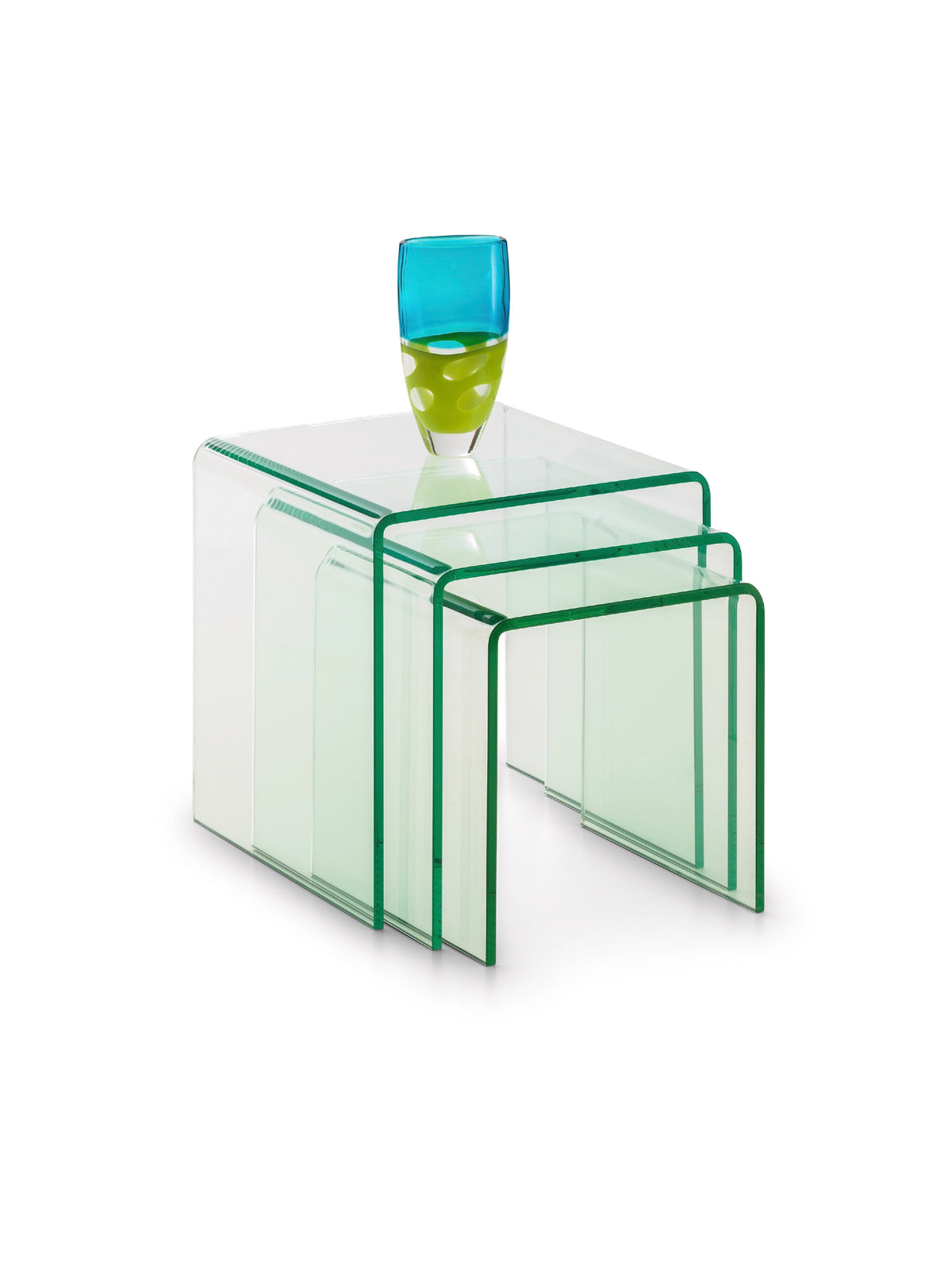 Amalfi Bent Glass Nest Of Tables