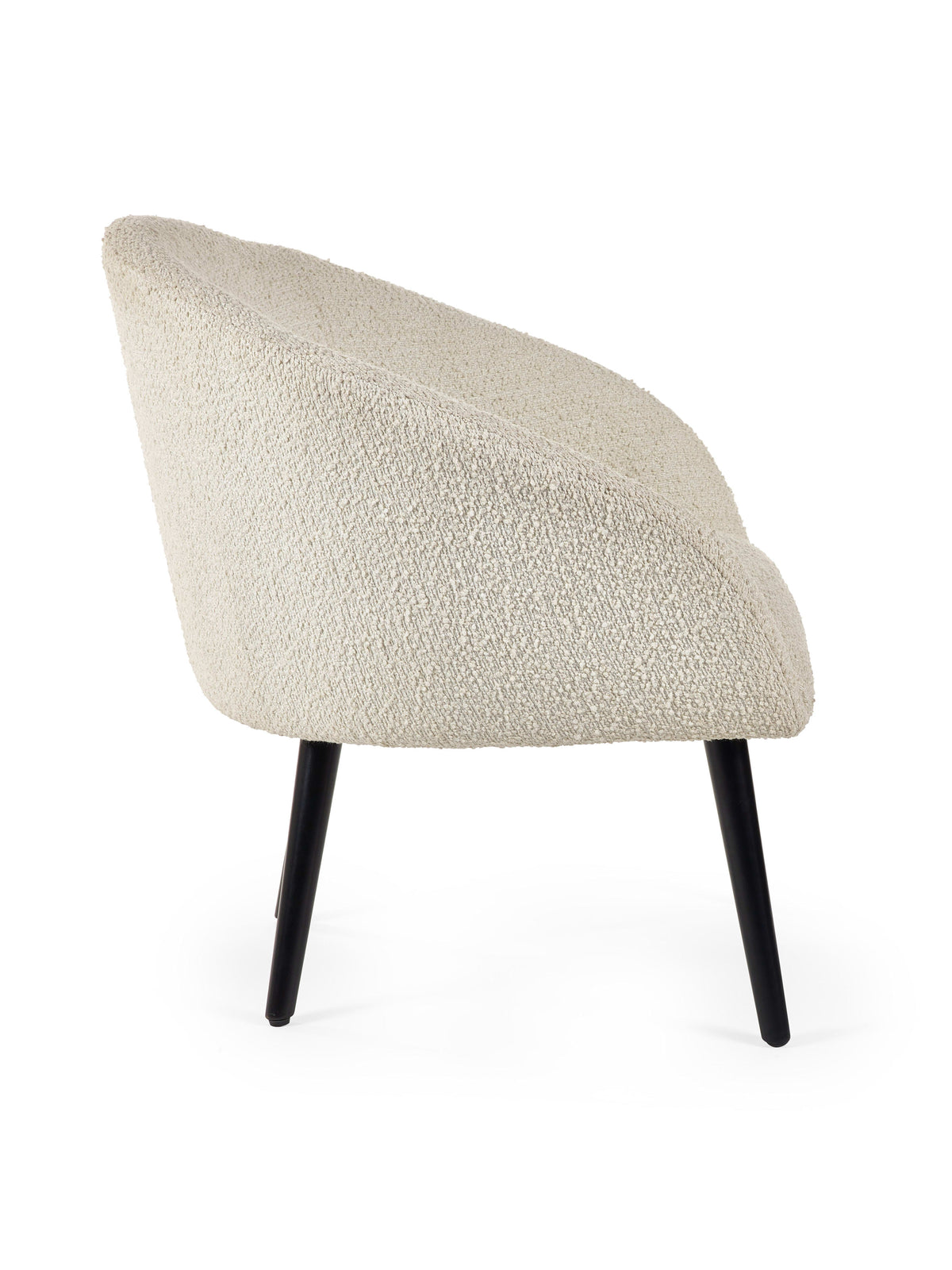 Amari Boucle Accent Chair - Ivory