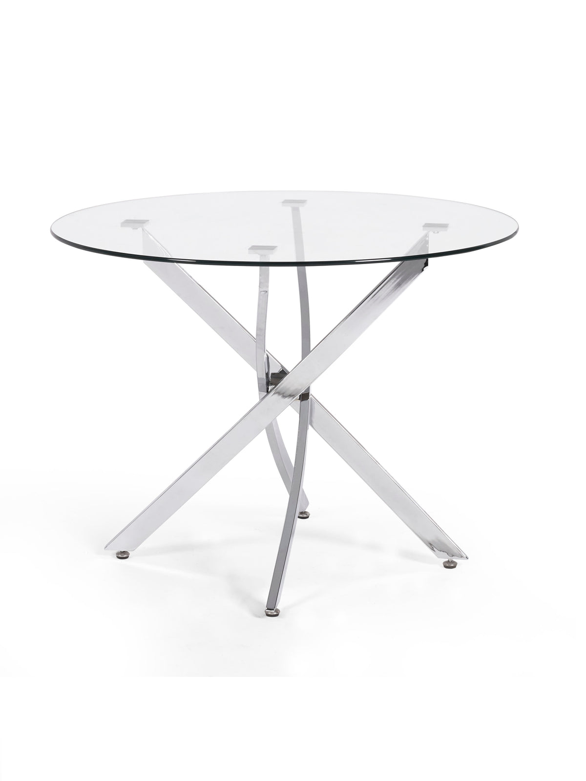 Anderson Round Glass Dining Table