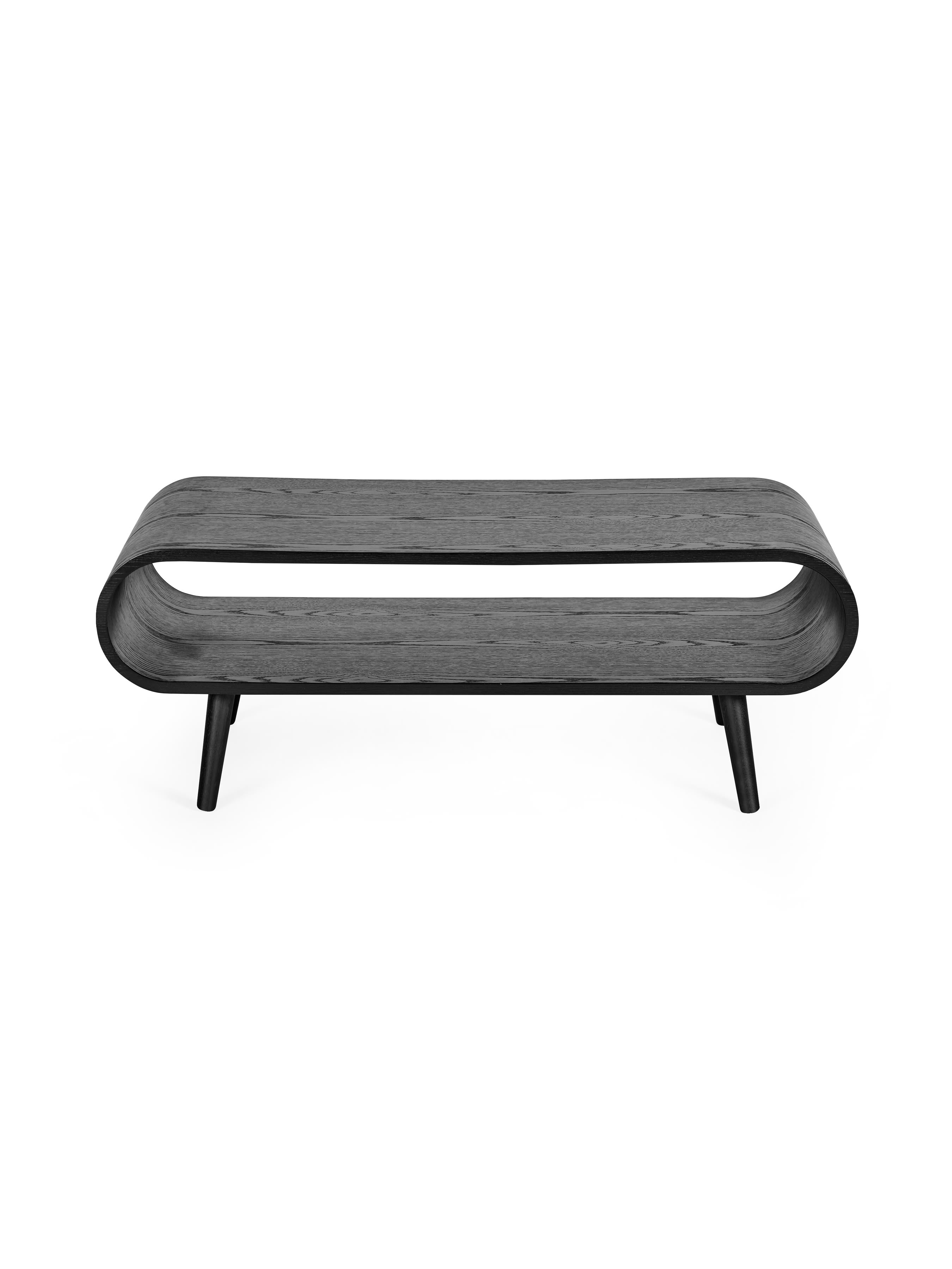 Apollo Black Ash 100cm Rectangular Coffee Table – Black Ash Effect