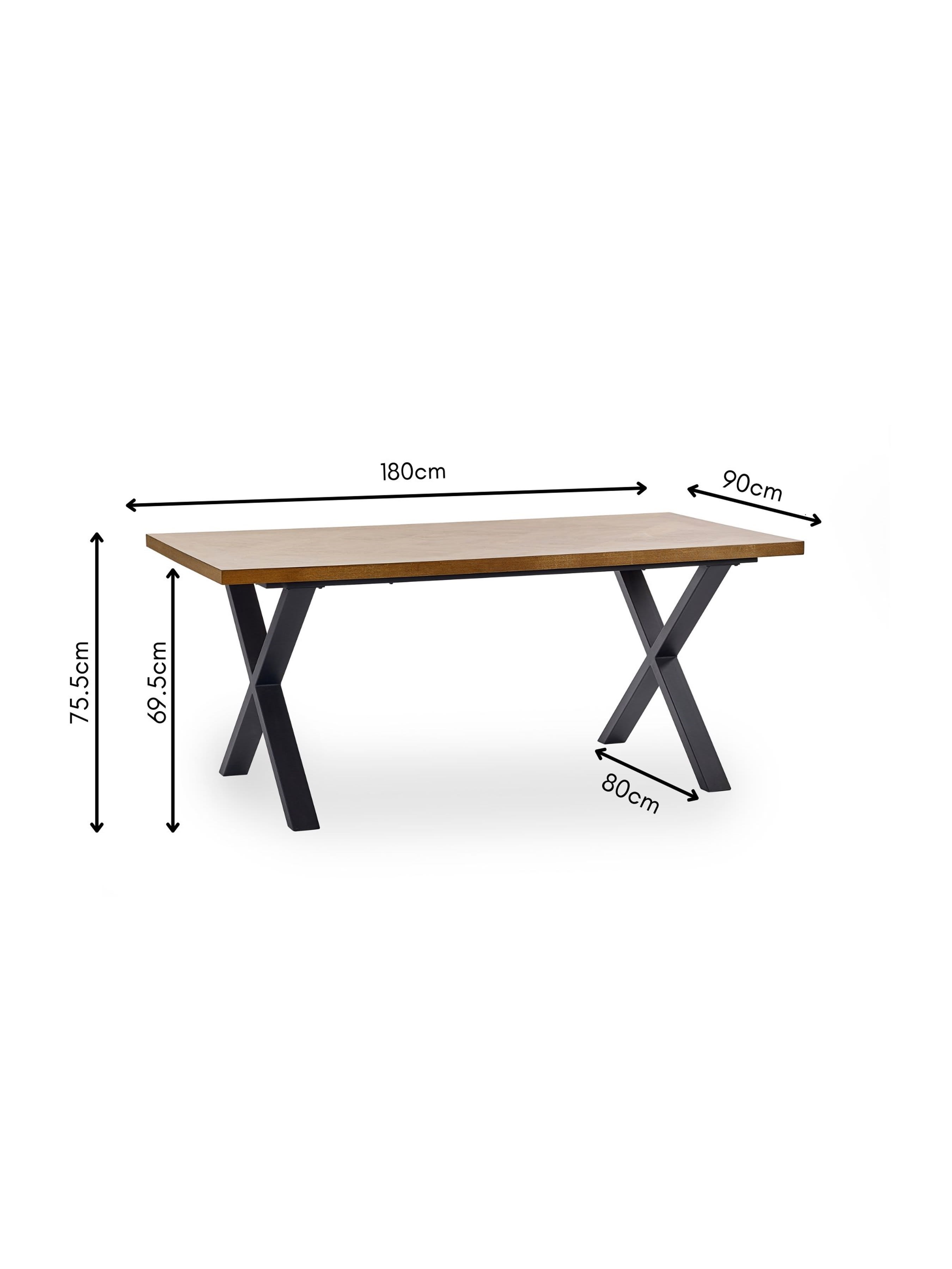 Aron Dining Set – Brown/Black