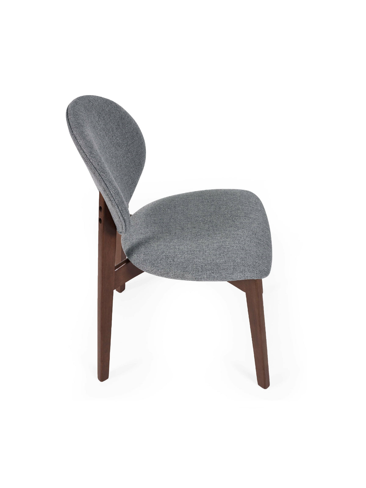 Artemis Walnut and Grey Dining Chairs (Set of 2)