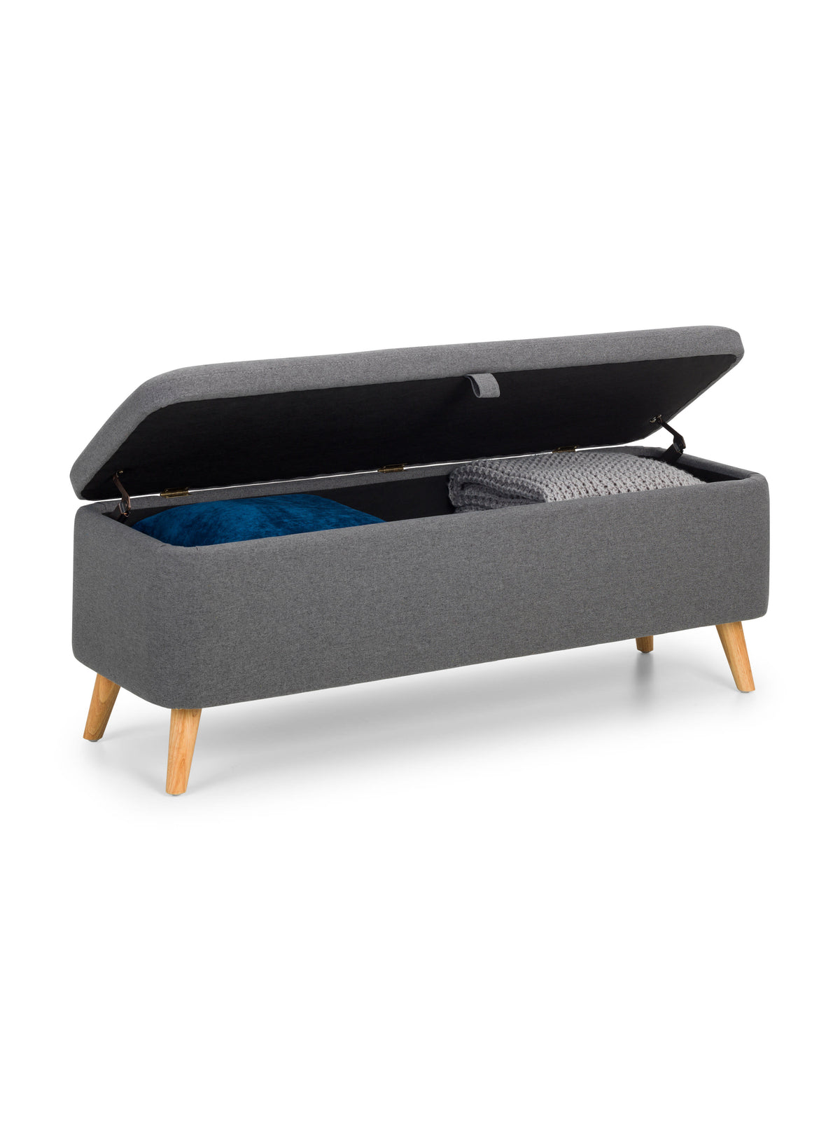 Astrid Blanket Box - Grey