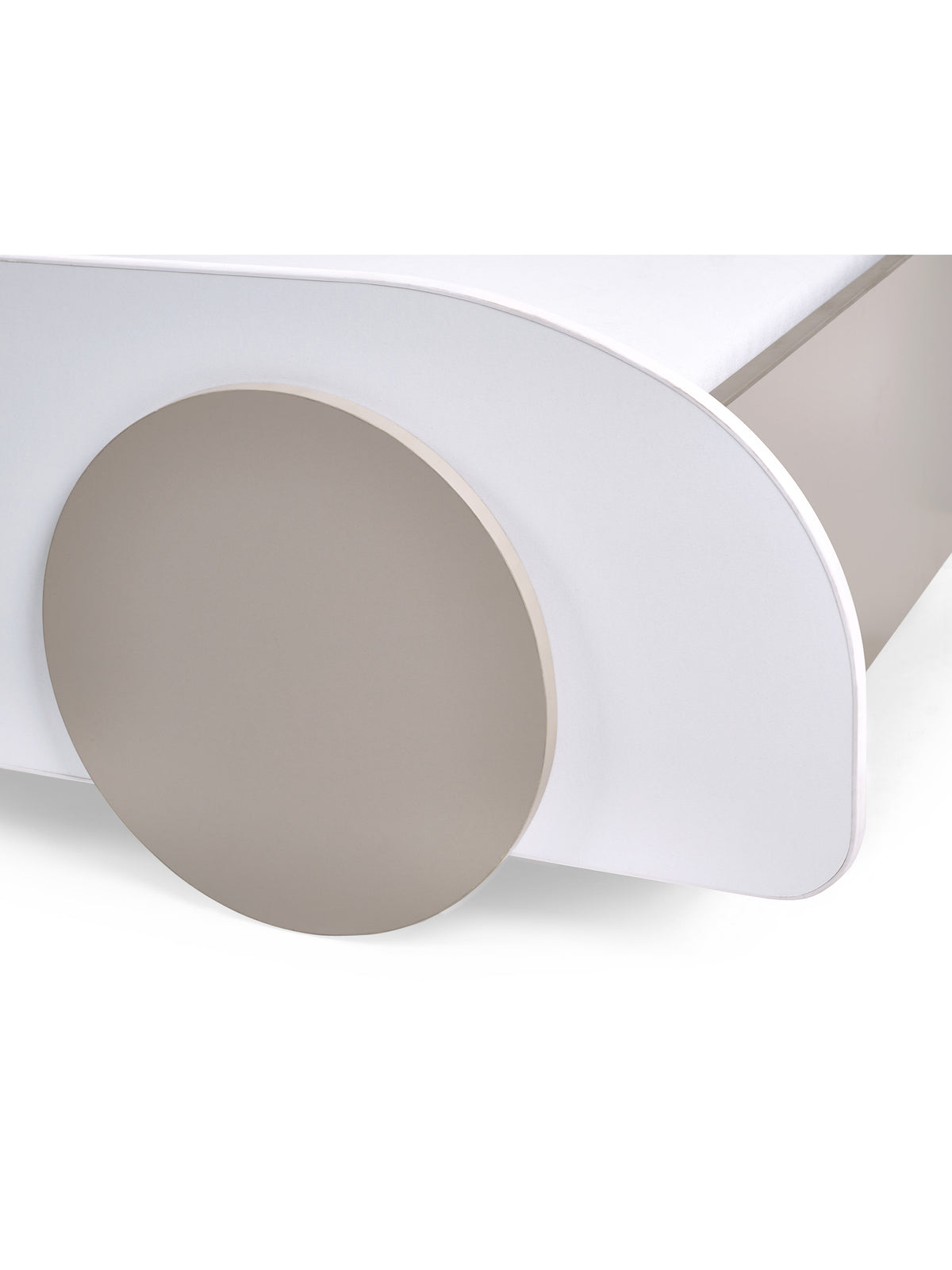 Atlantis Toddler Car Bed - White