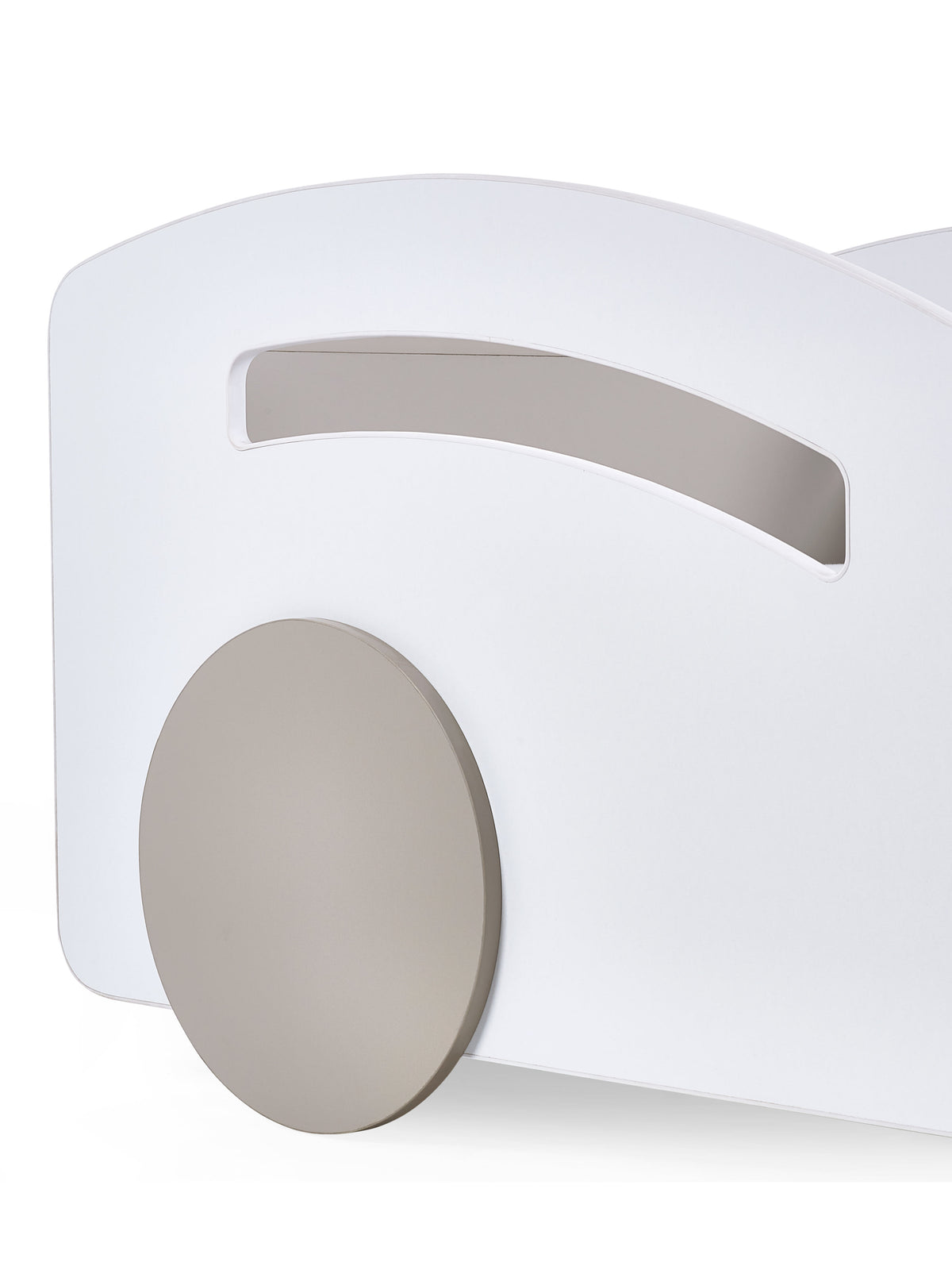 Atlantis Toddler Car Bed - White