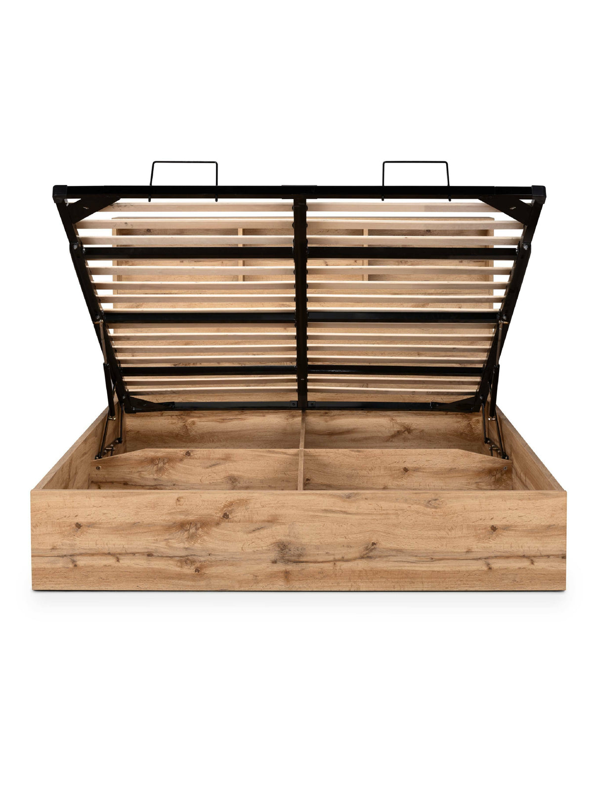 Bali Ottoman Storage Bed - Light Oak