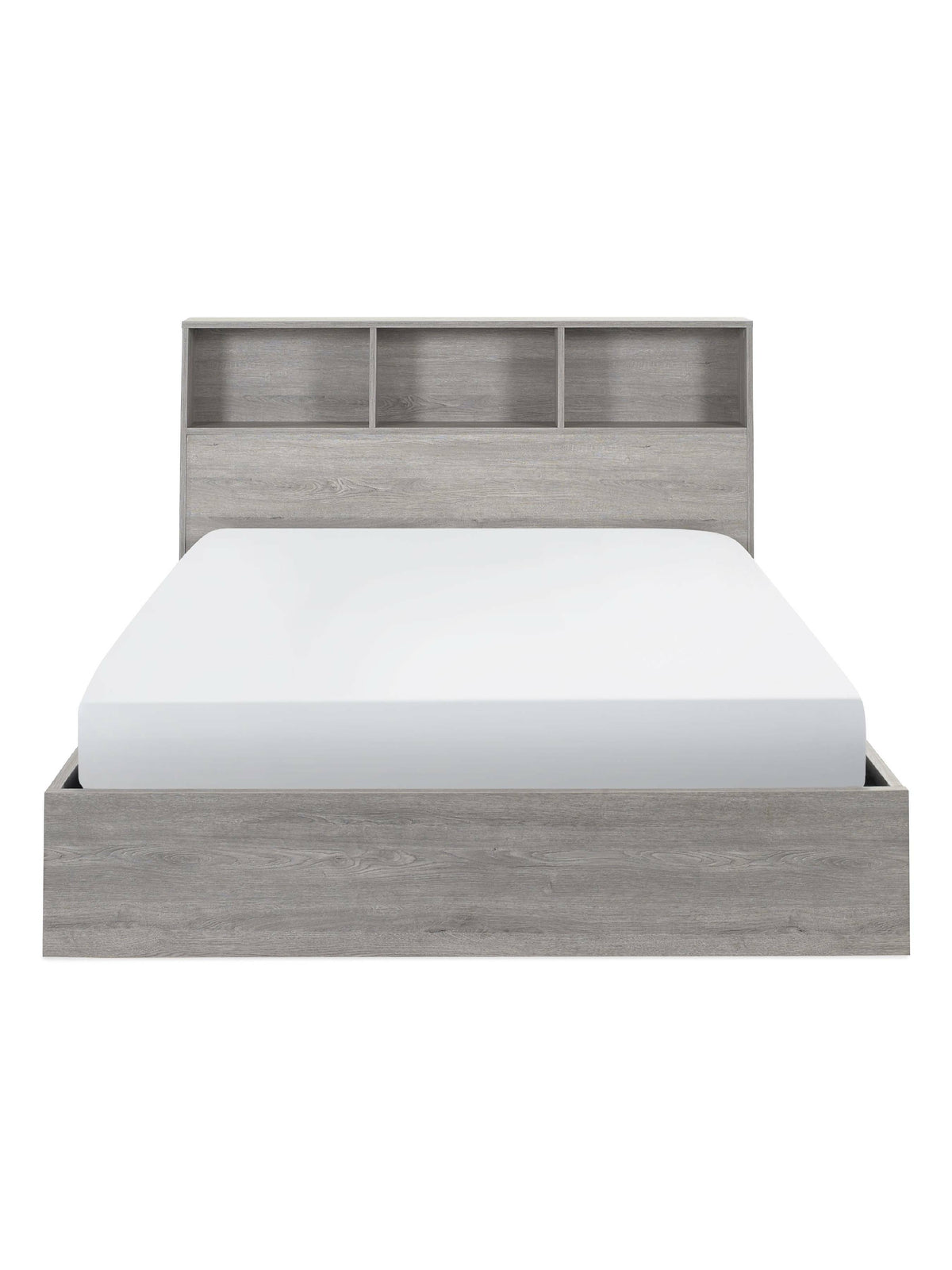 Bali Ottoman Storage Bed - Grey Oak