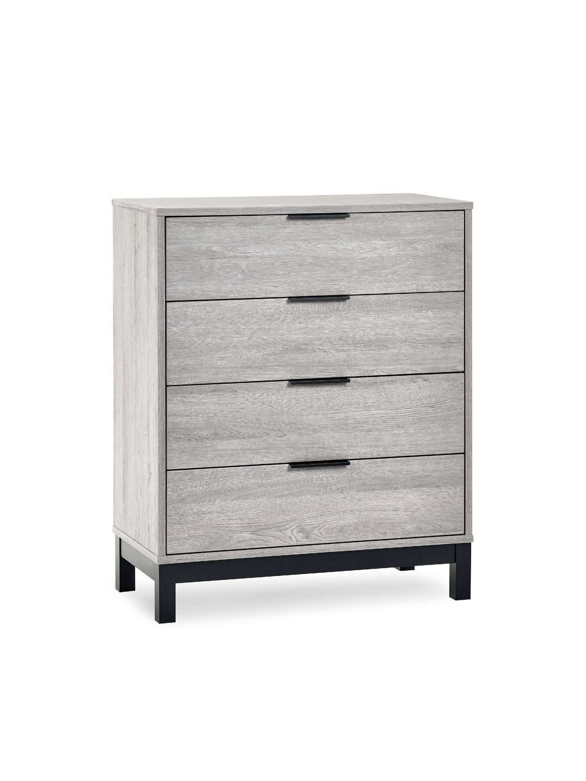 Bali 4 Drawer Chest - Grey Oak