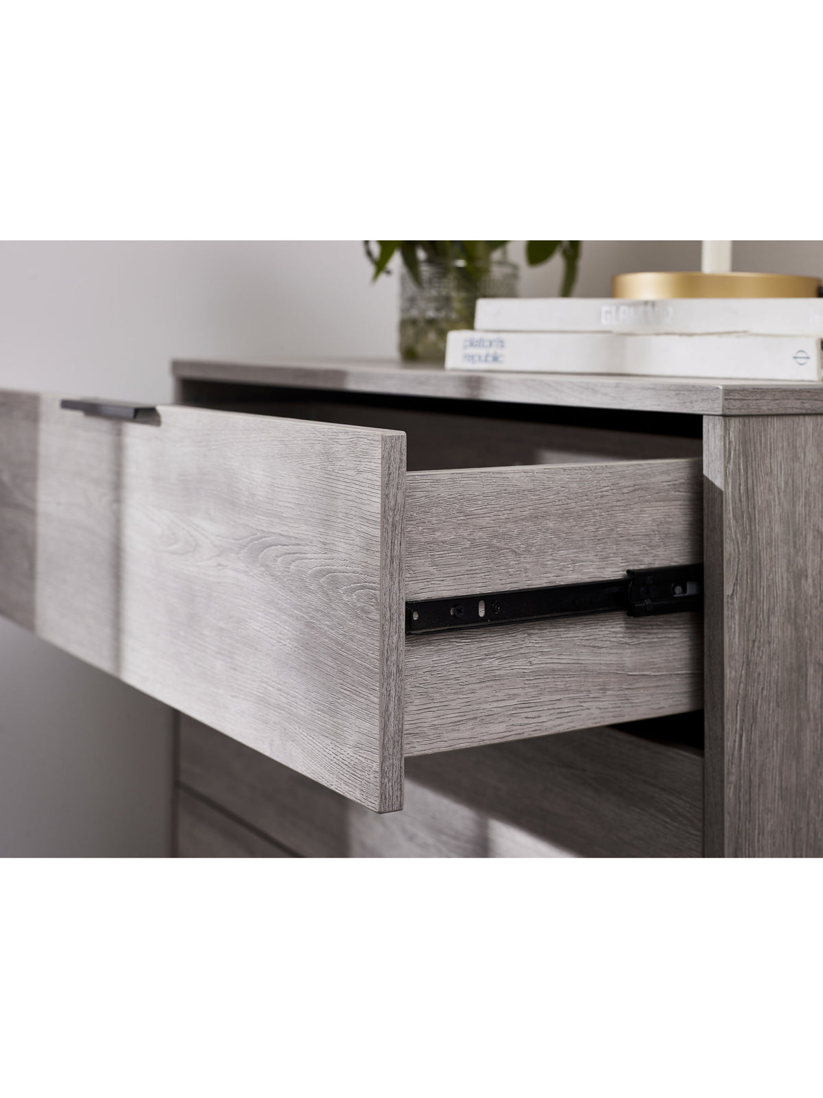 Bali 4 Drawer Chest - Grey Oak