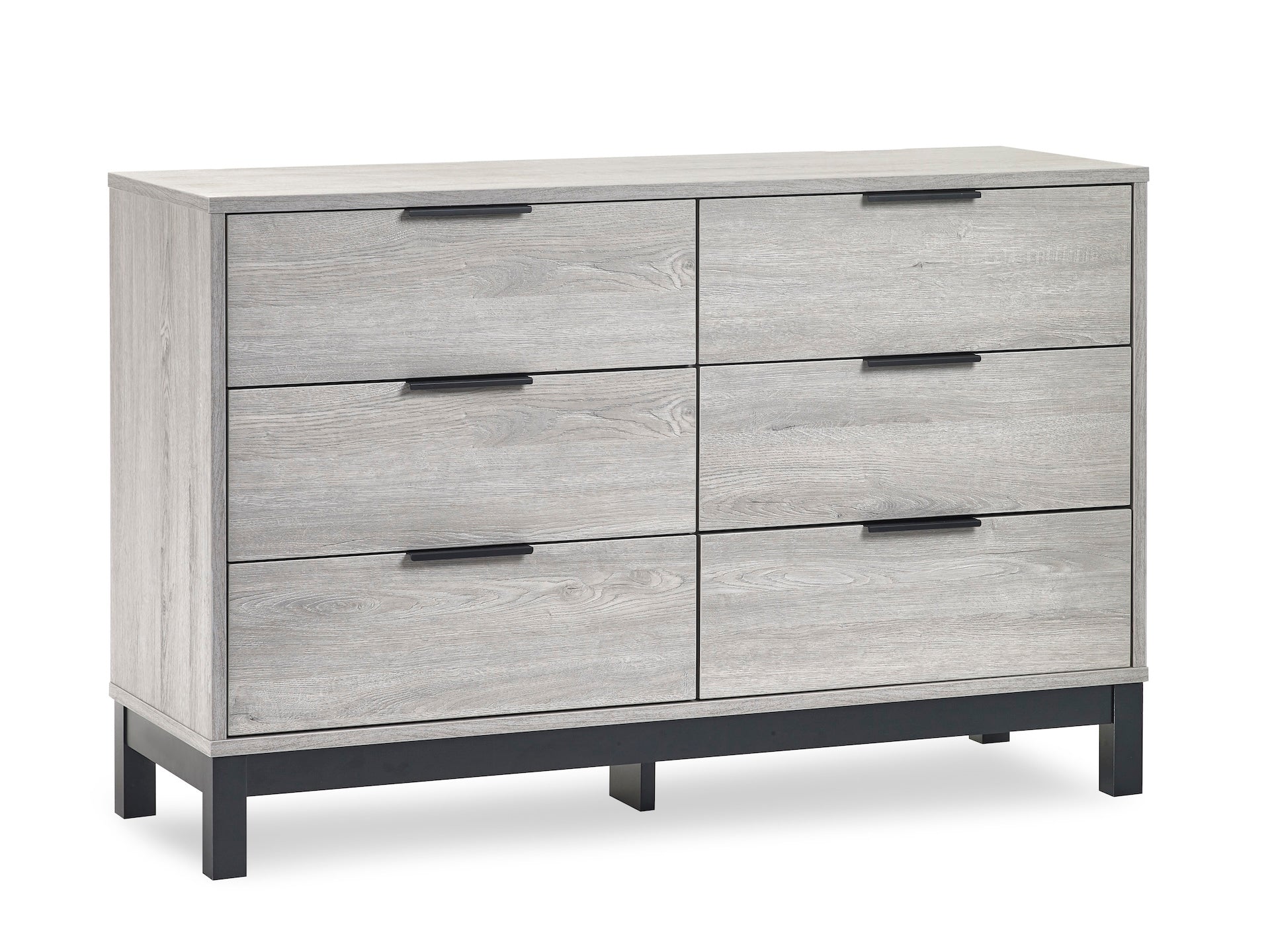 Bali 6 Drawer Wide Chest - Grey Oak – Julian Bowen