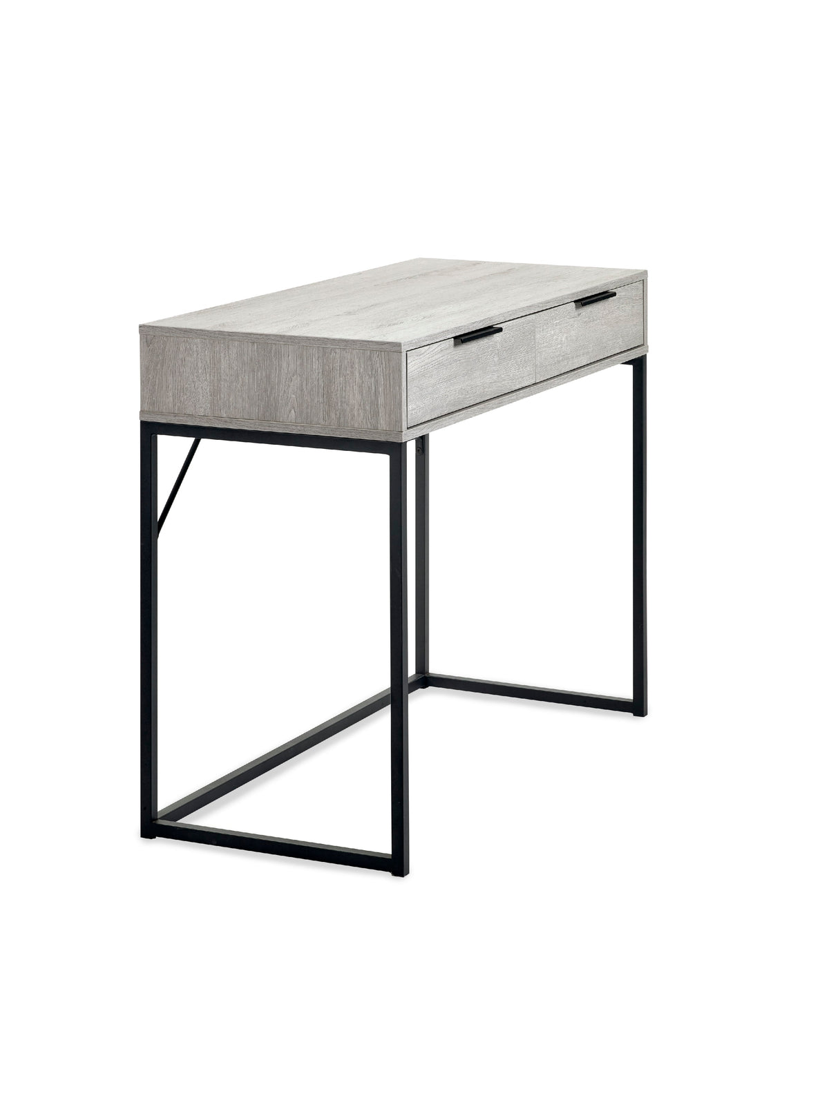 Bali 2 Drawer Dressing Table/Desk - Grey Oak