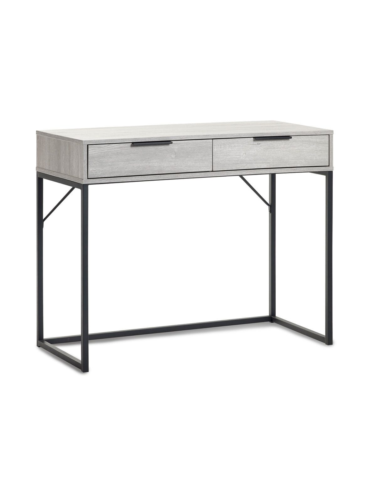 Bali 2 Drawer Dressing Table/Desk - Grey Oak