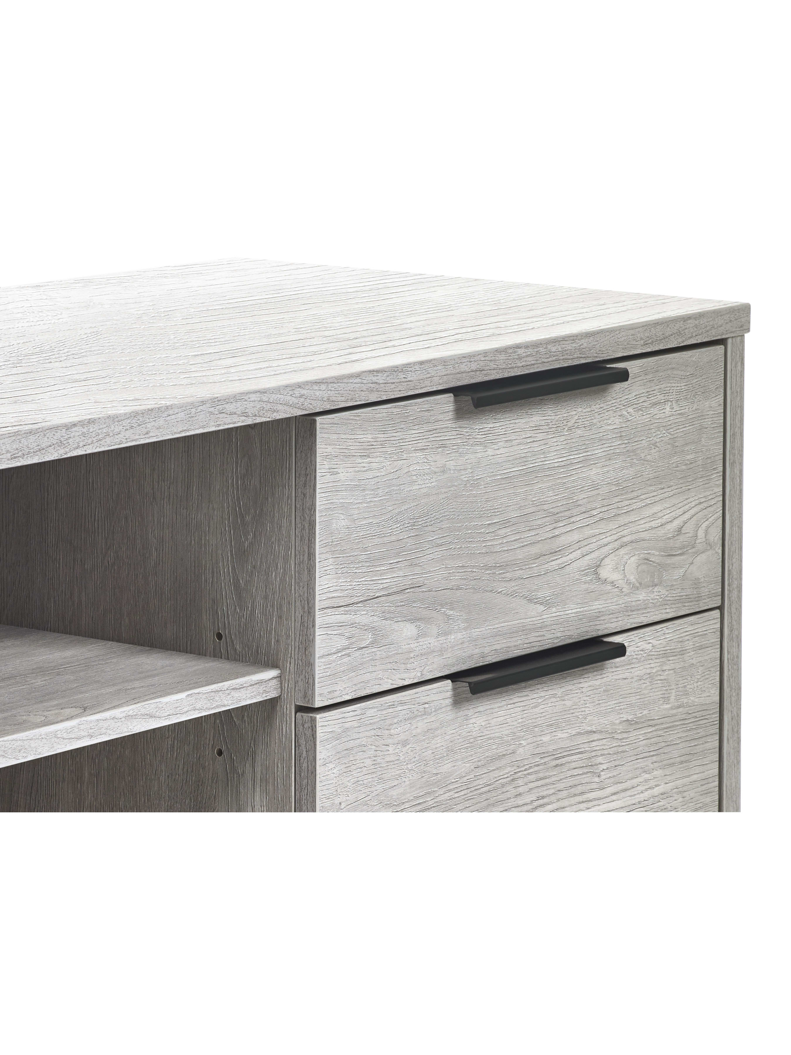 Bali TV Unit - Grey Oak