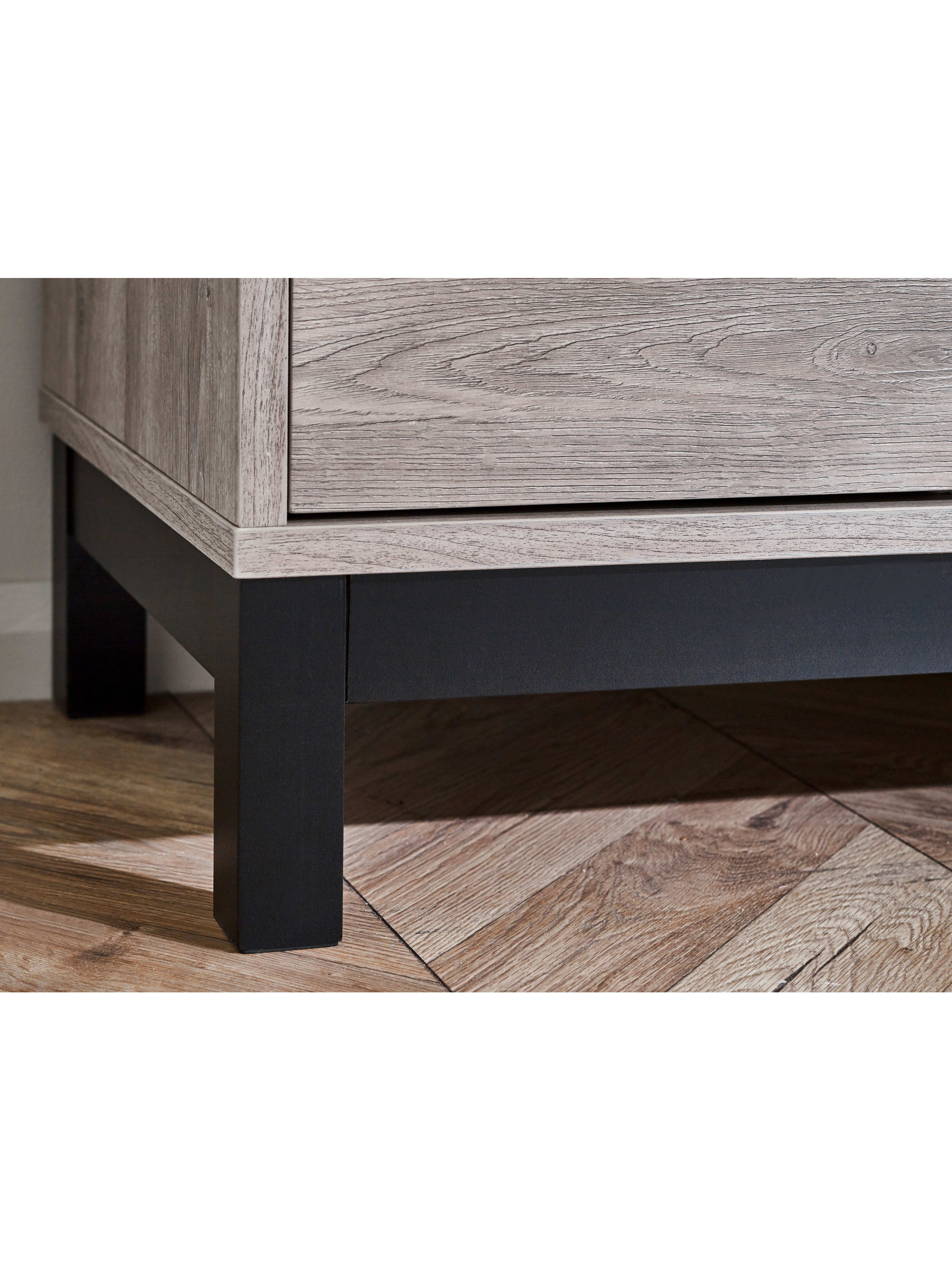 Bali TV Unit - Grey Oak