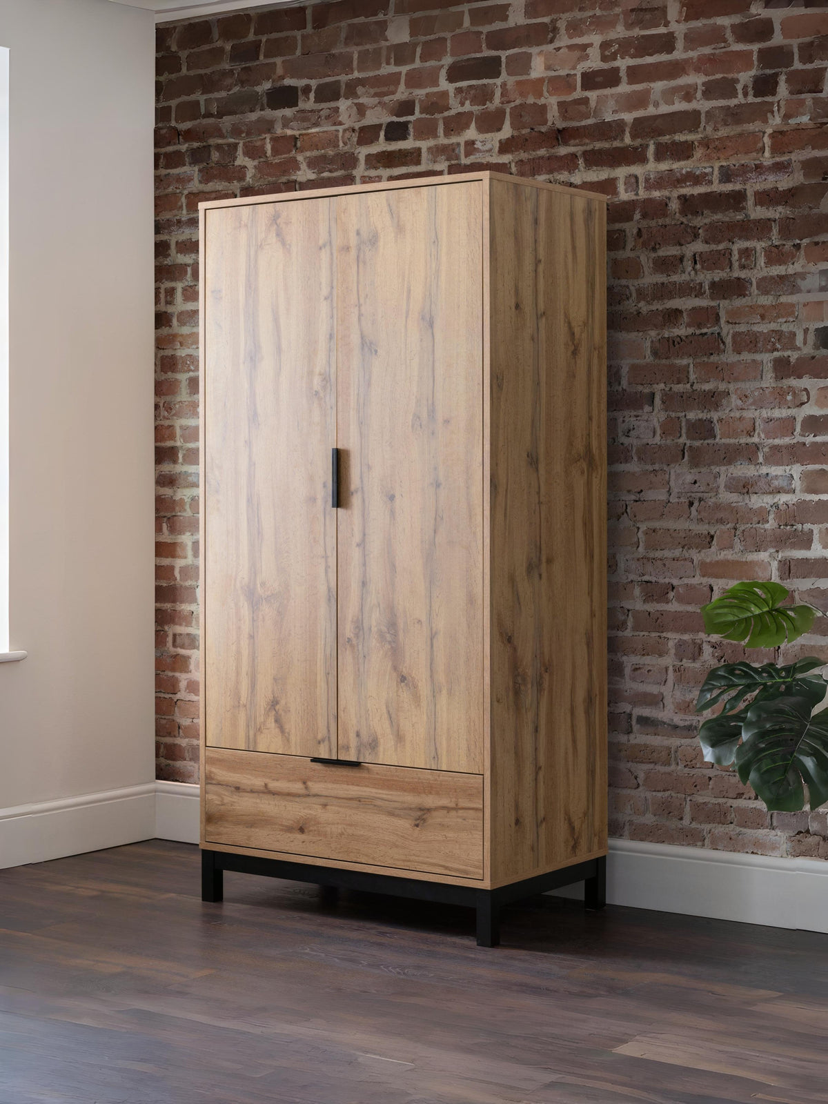 Bali 2 Door 1 Drawer Wardrobe