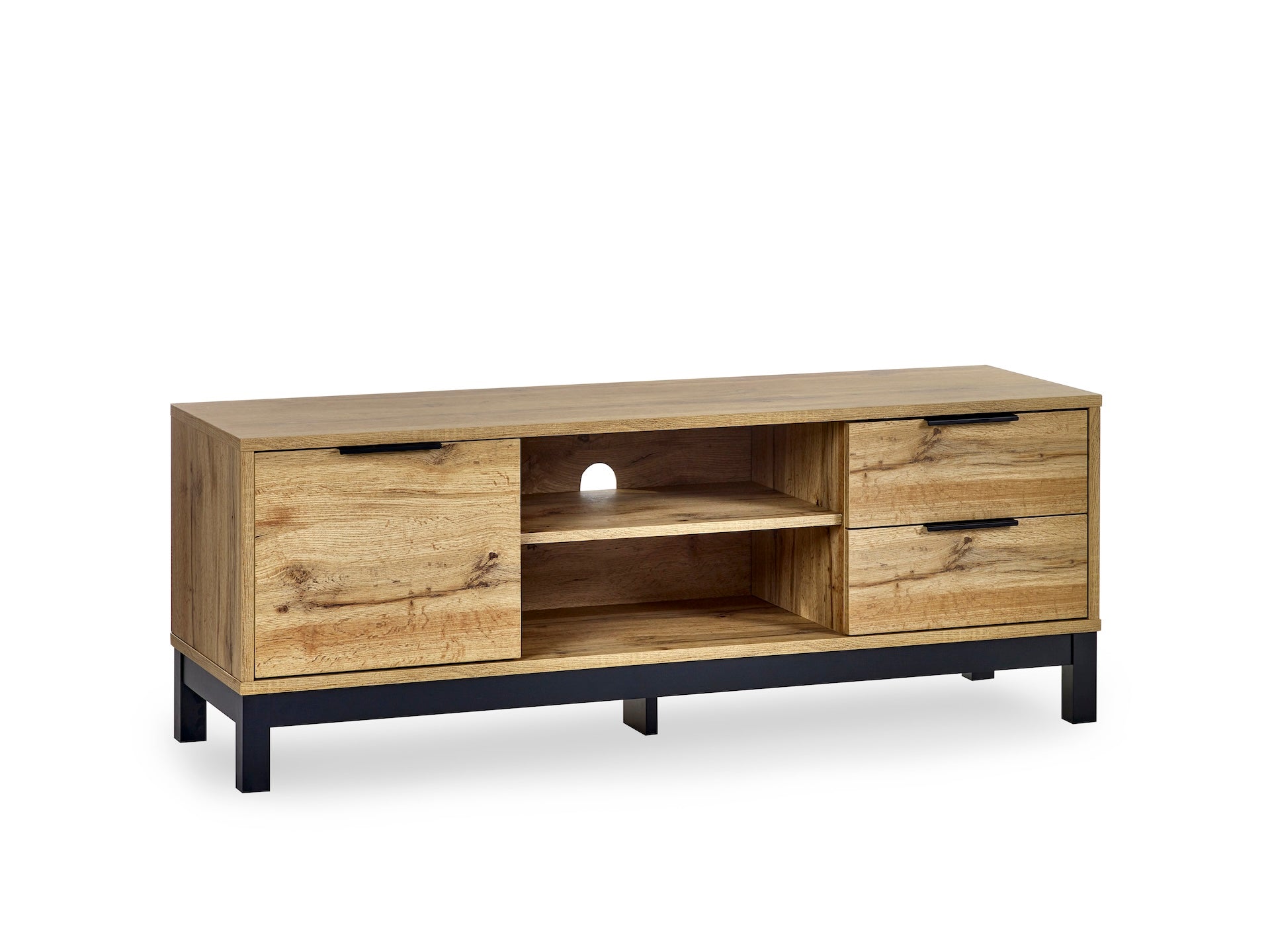 Bali TV Unit - Light Oak – Julian Bowen