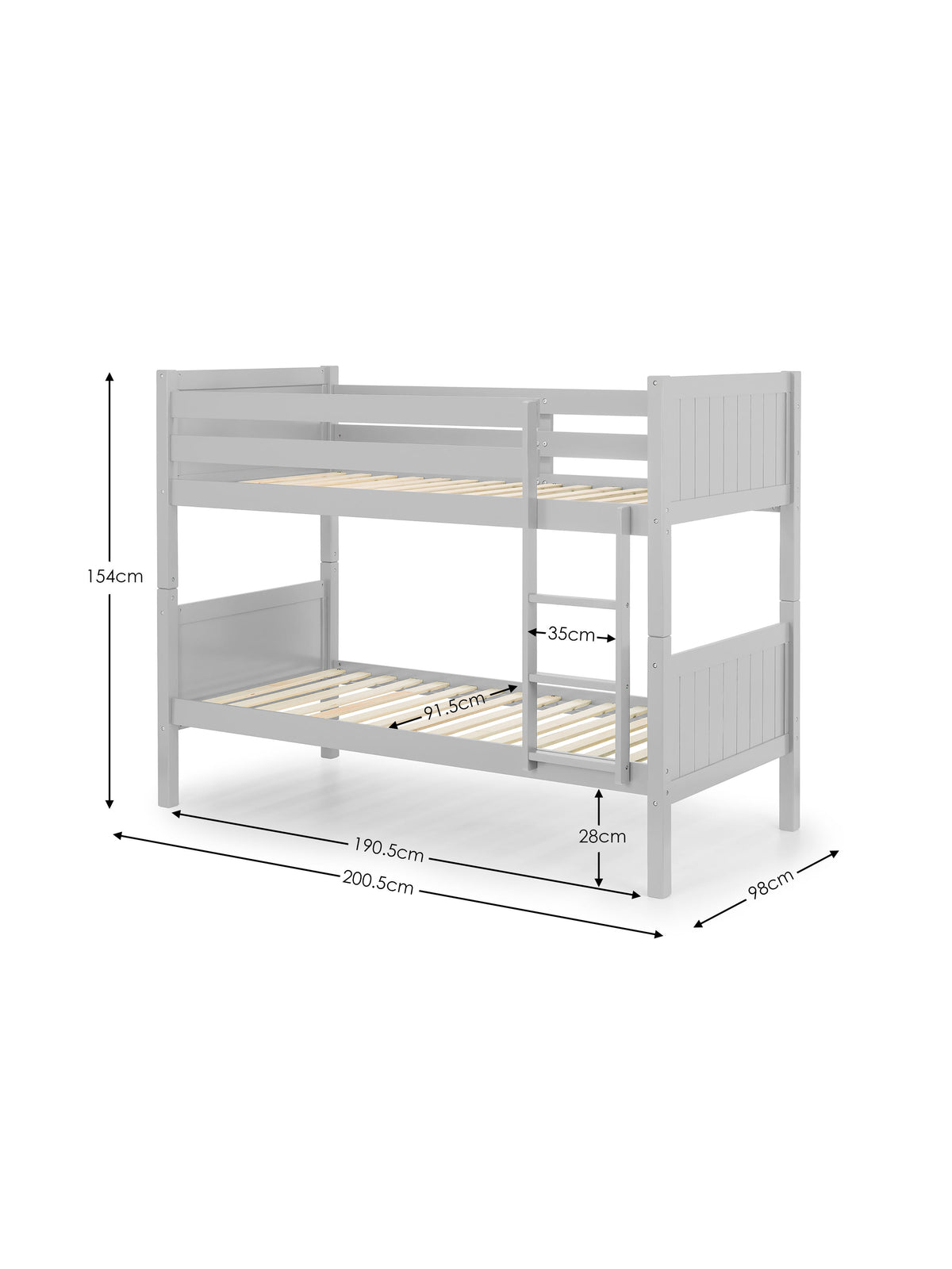 Bella Bunk Dove Grey