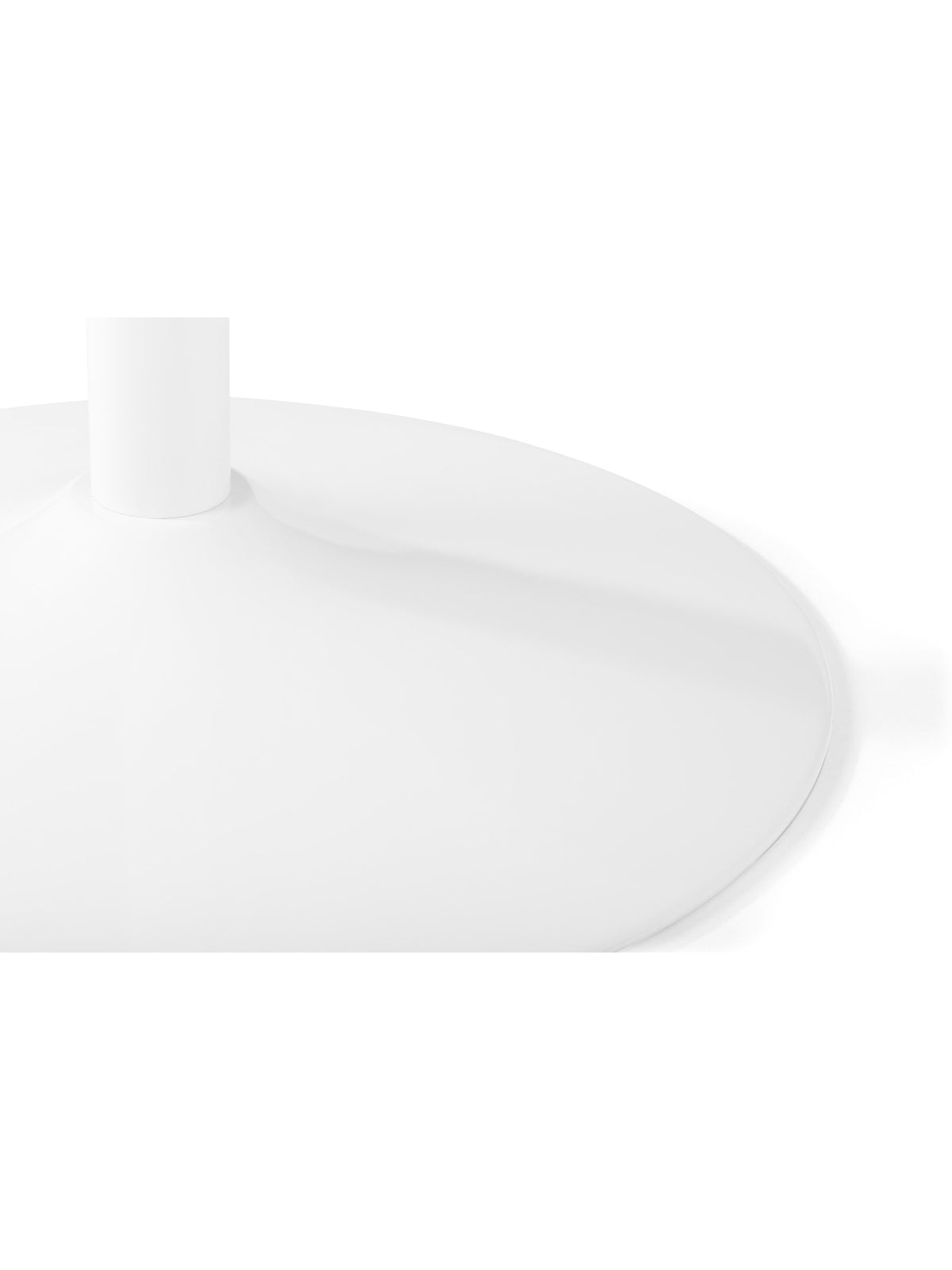 Blanco Round White Pedestal Table