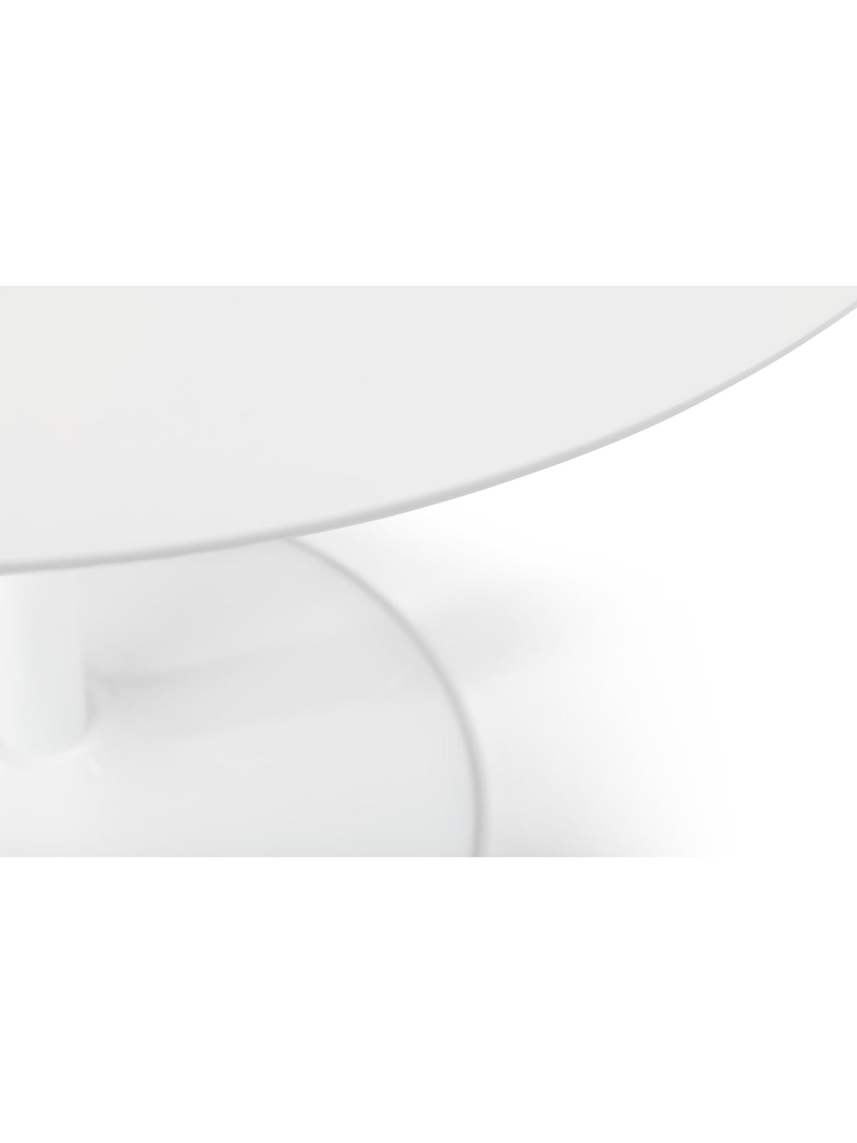 Blanco Round White Pedestal Table