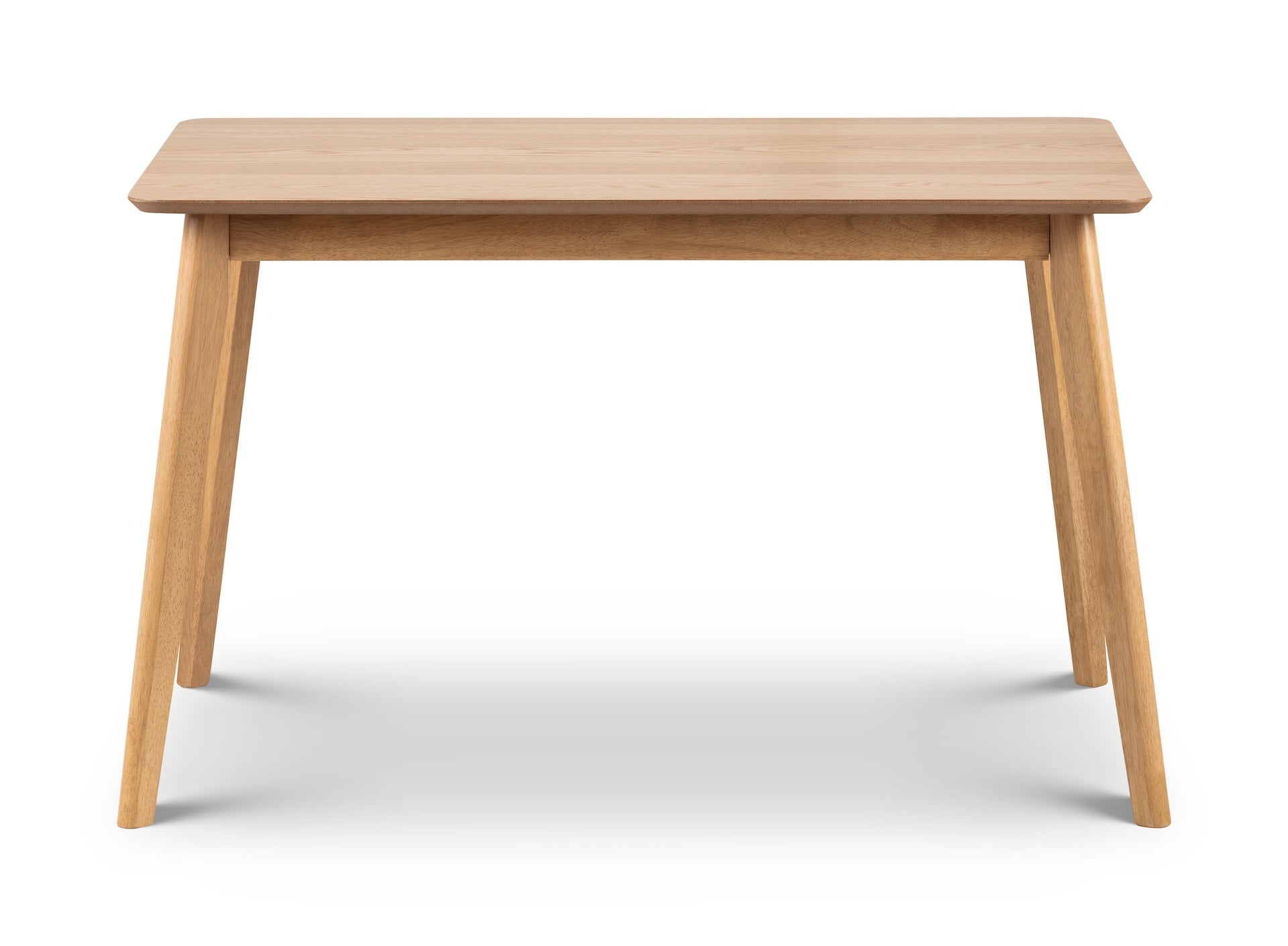 Boden Oak Veneer Rectangular Table With Tapered Legs – Julian Bowen, view 3