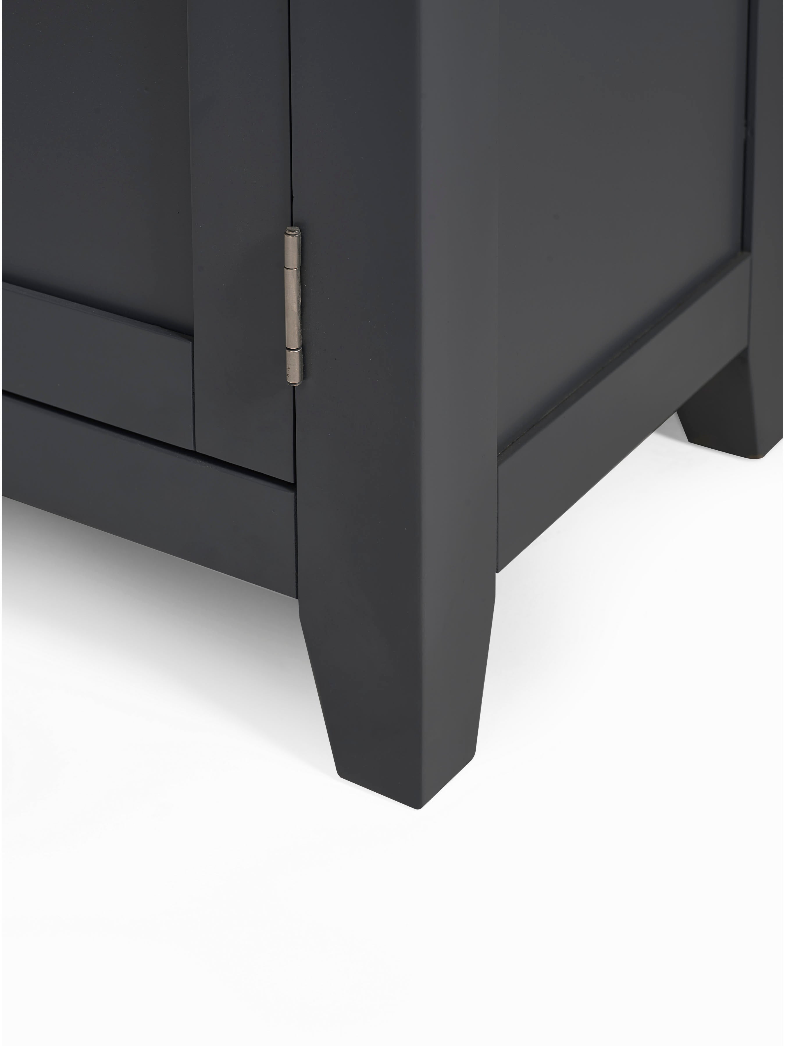 Bordeaux Sideboard Dark Grey – Dark Grey and Oak