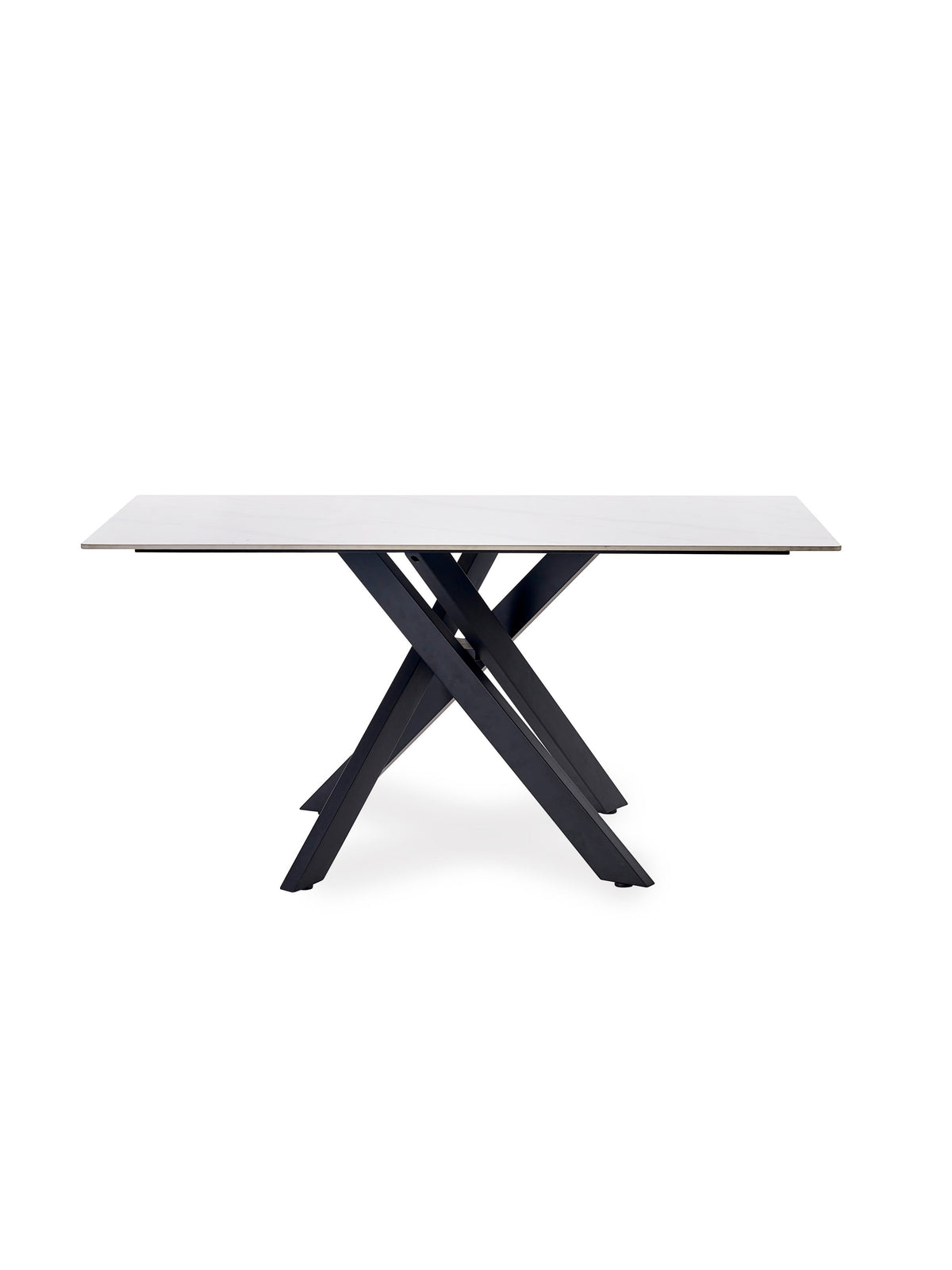 Bradley White Marble Dining Table