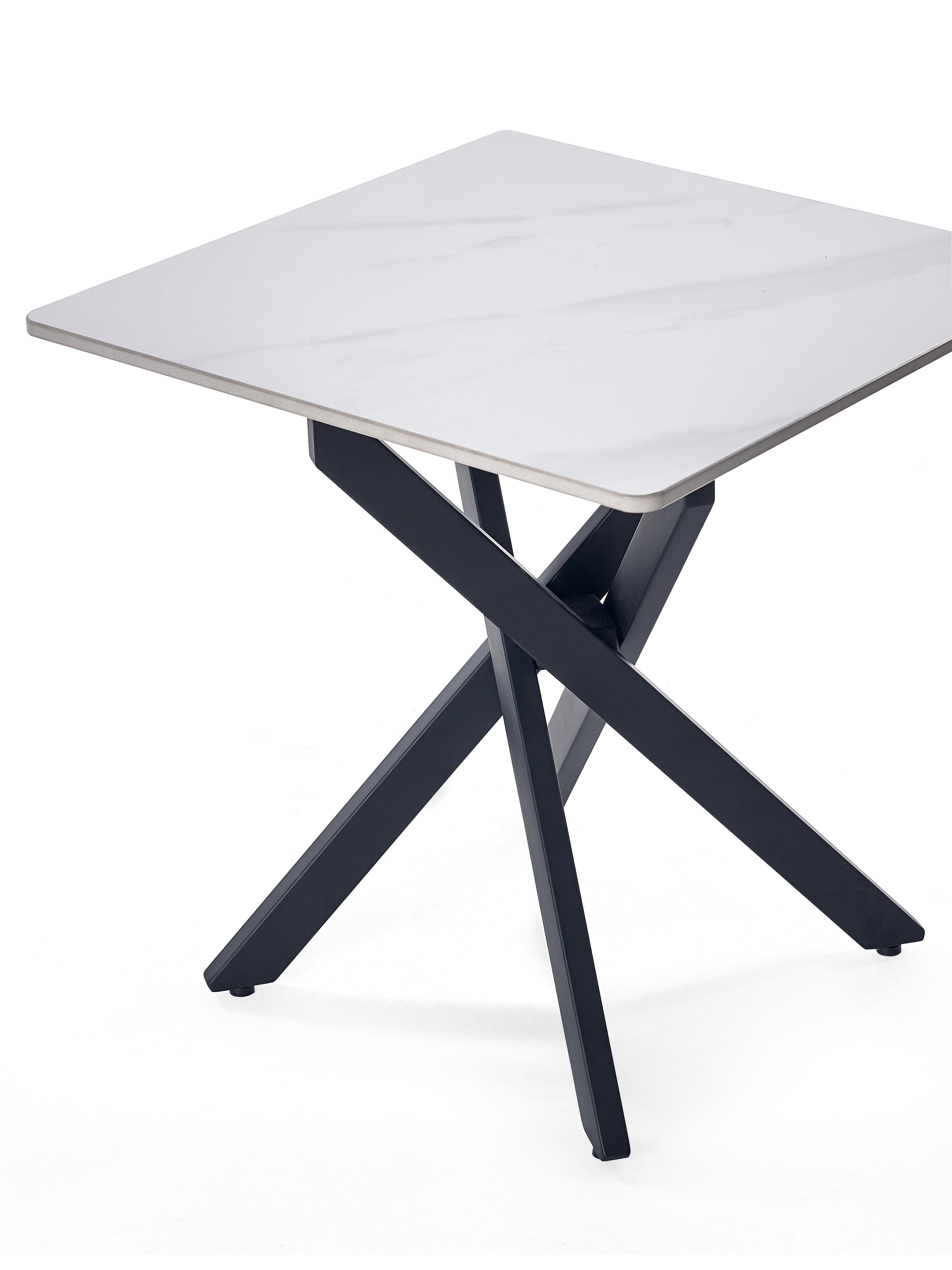 Bradley White Marble Lamp Table – Julian Bowen