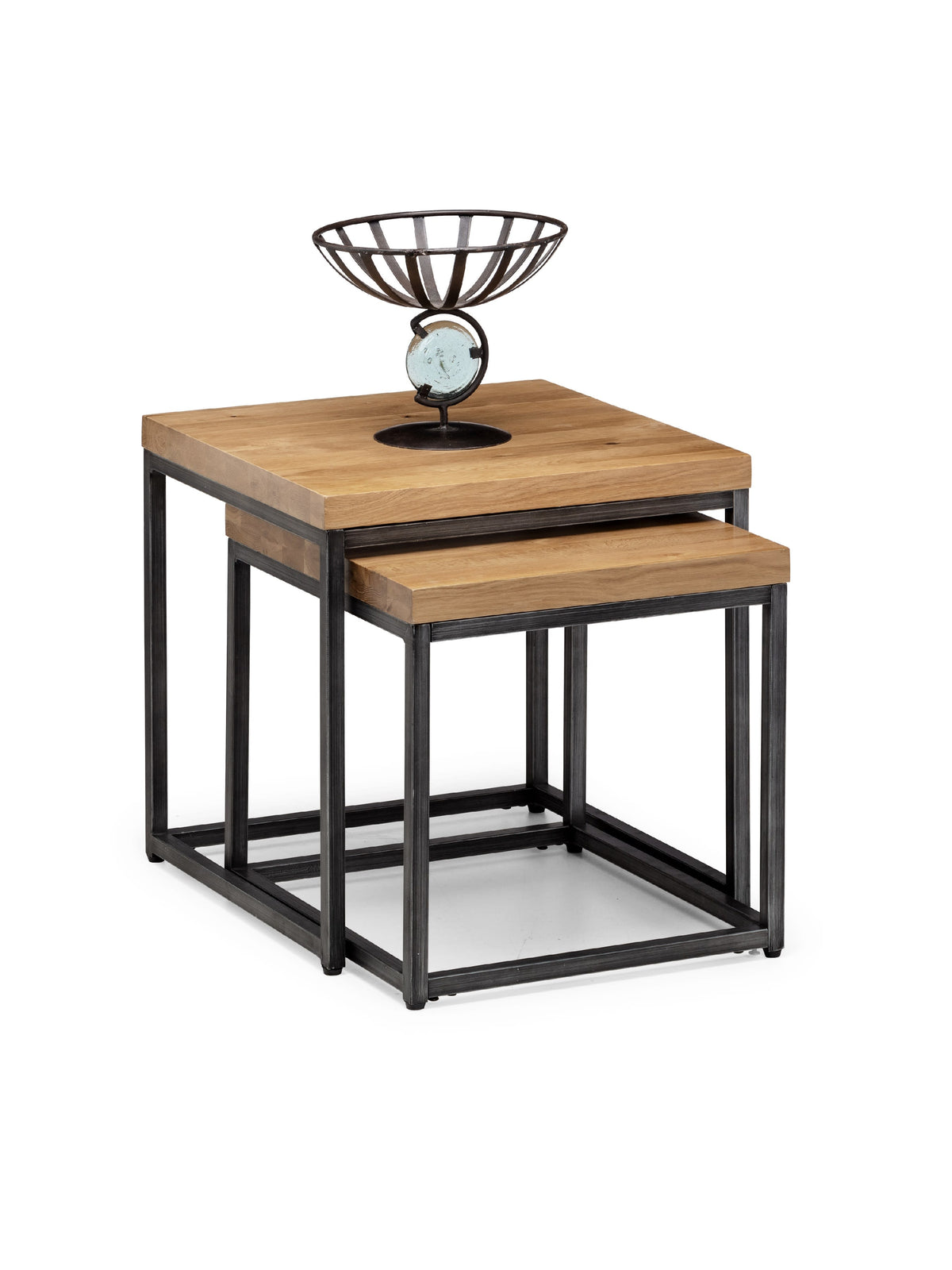 Brooklyn Oak Nesting Lamp Tables