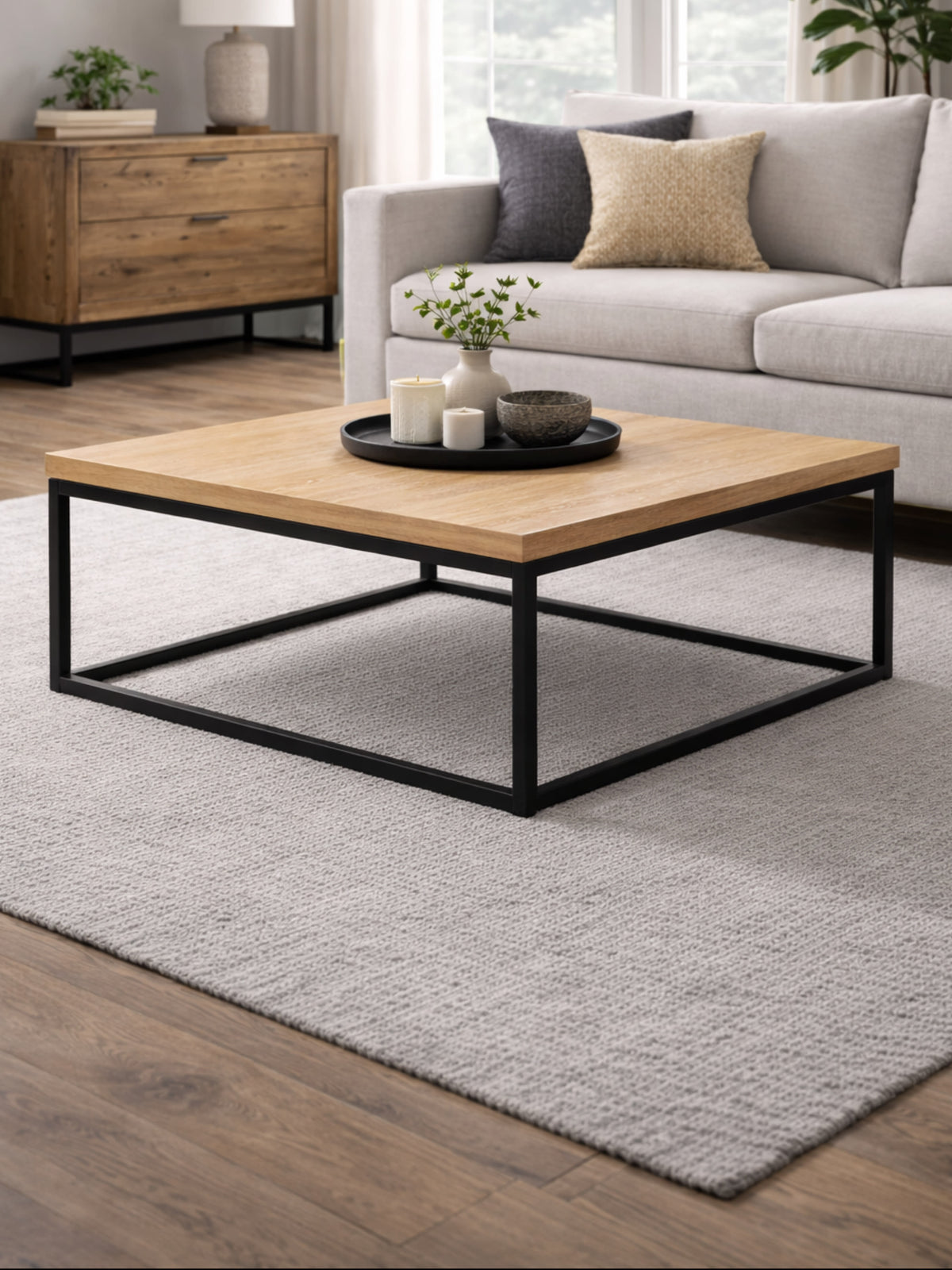 Brooklyn Square Oak Coffee Table Light Oak