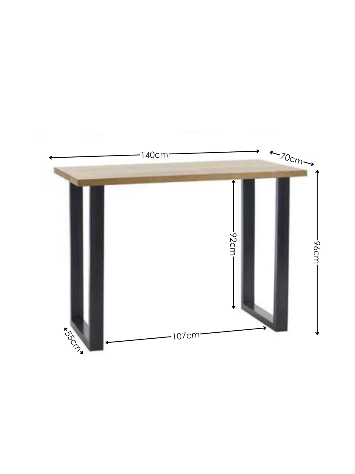 Brooklyn Bar Table Oak