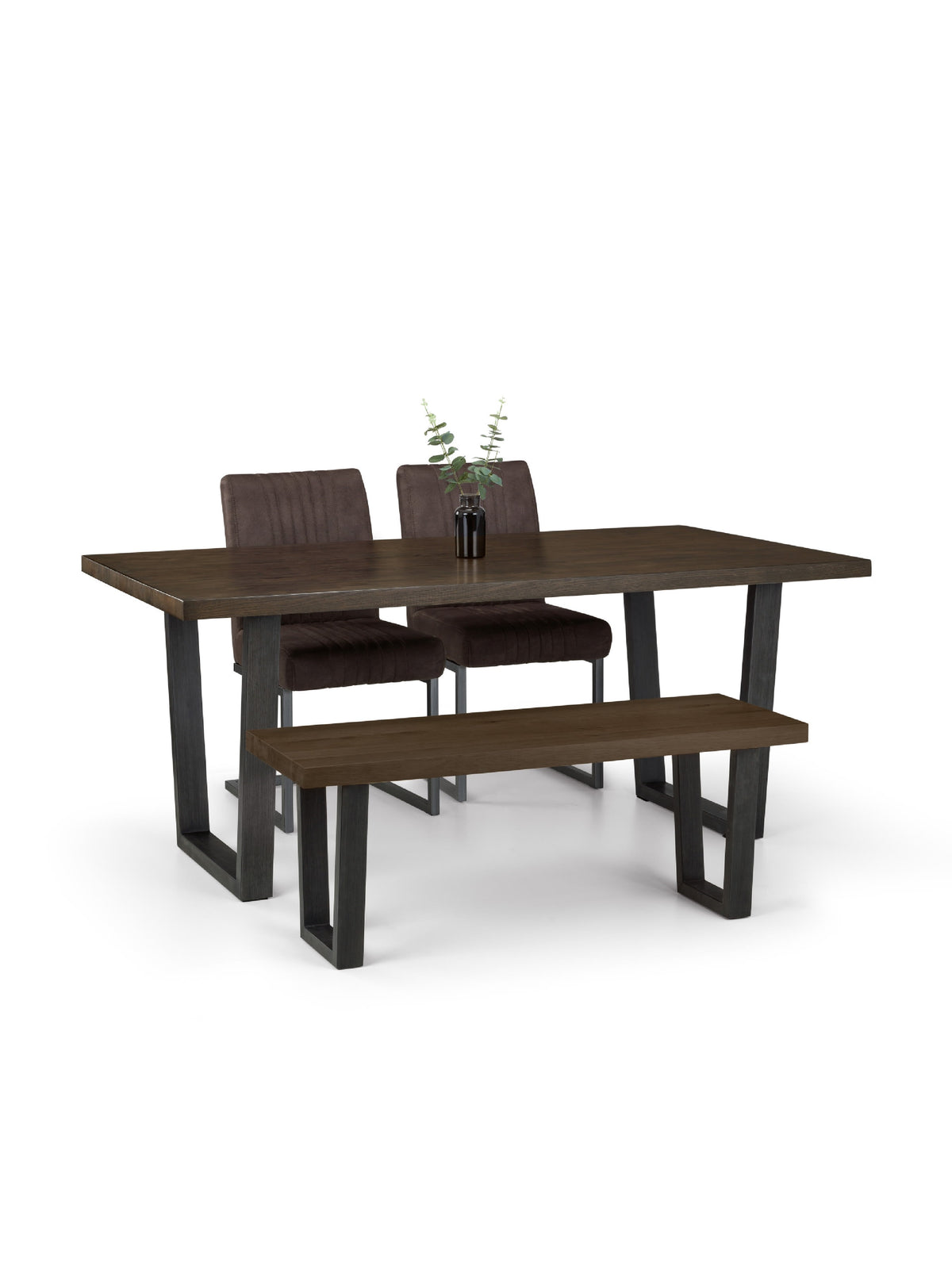 Brooklyn Dining Table - Dark Oak