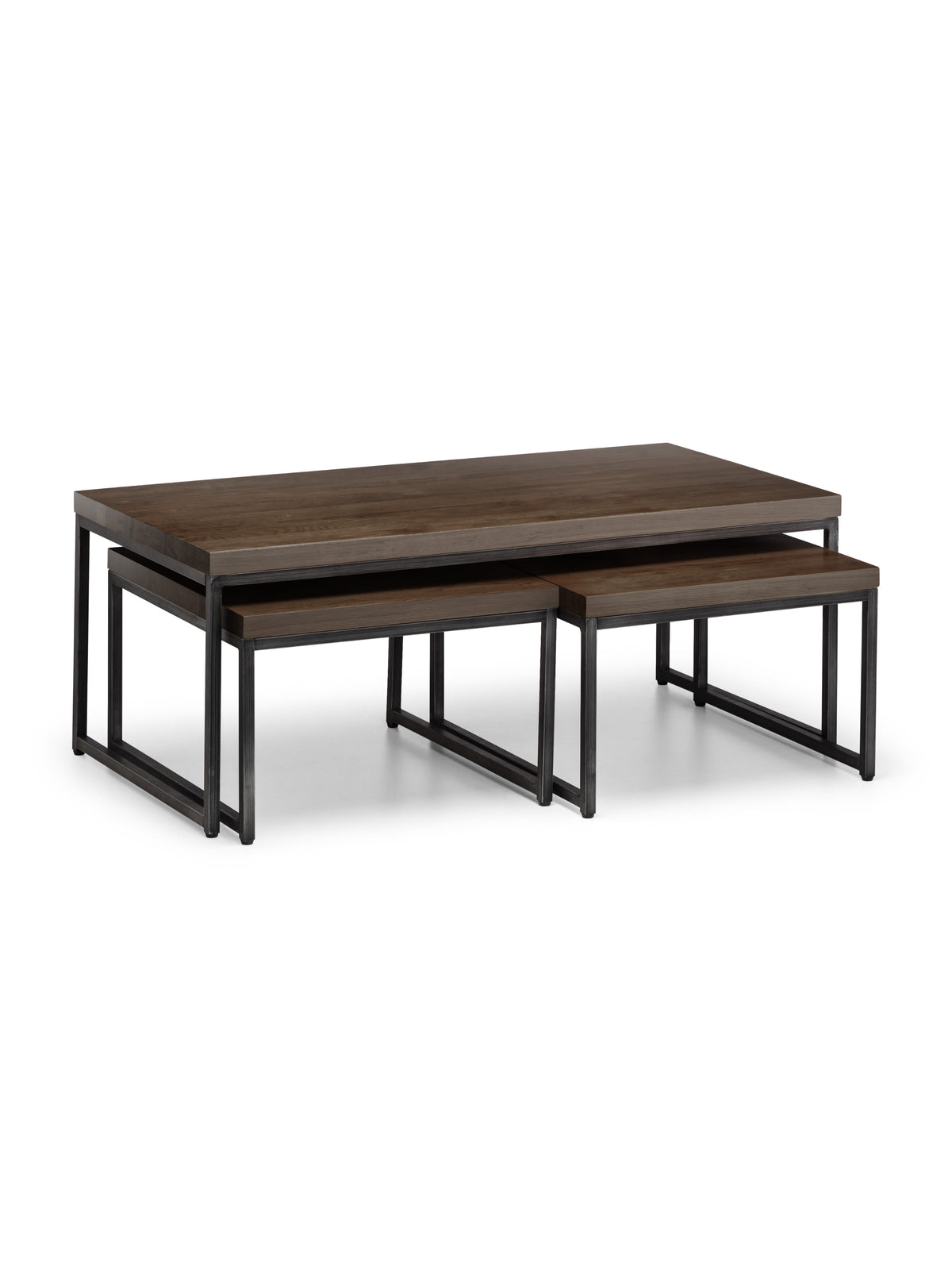 Brooklyn Nesting Coffee Tables - Dark Oak