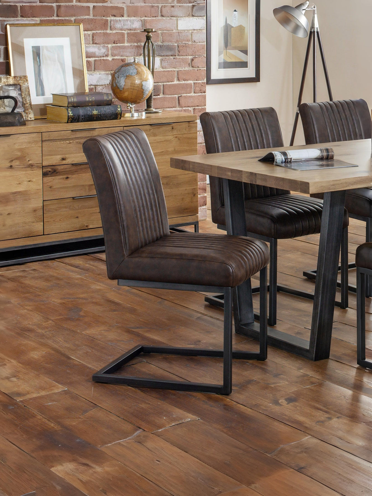 Brooklyn Chairs - Brown (Set of 2)
