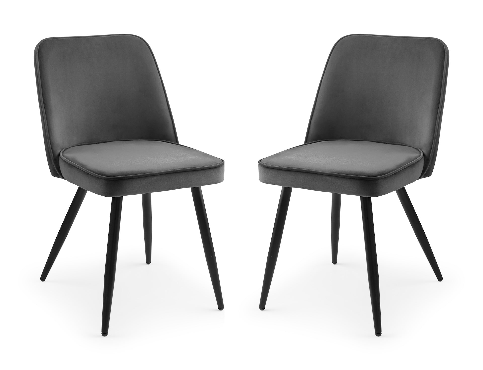 Burgess Dining Chairs - Grey (Set of 2) – Julian Bowen