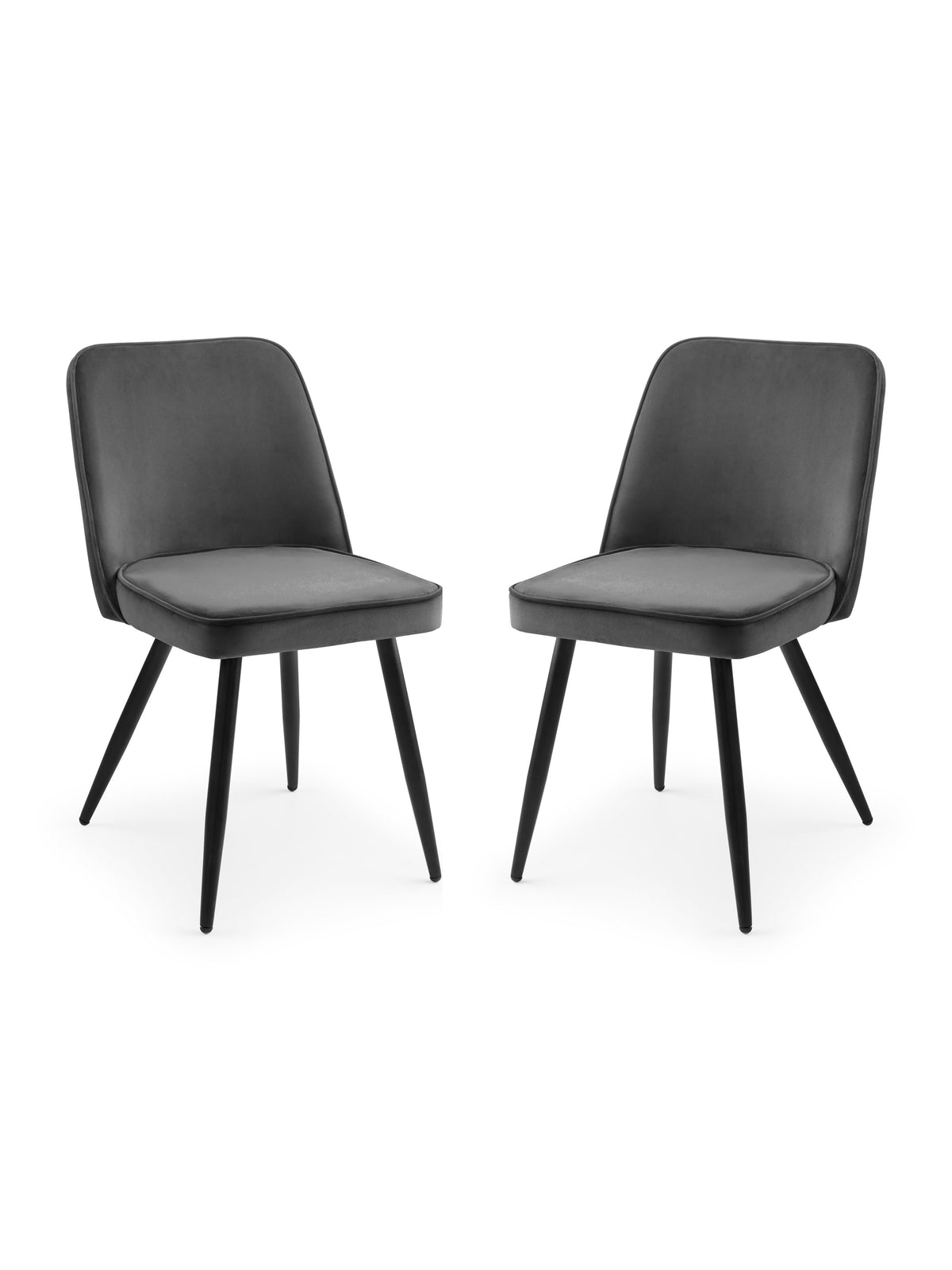 Burgess Dining Chairs - Grey (Set of 2)
