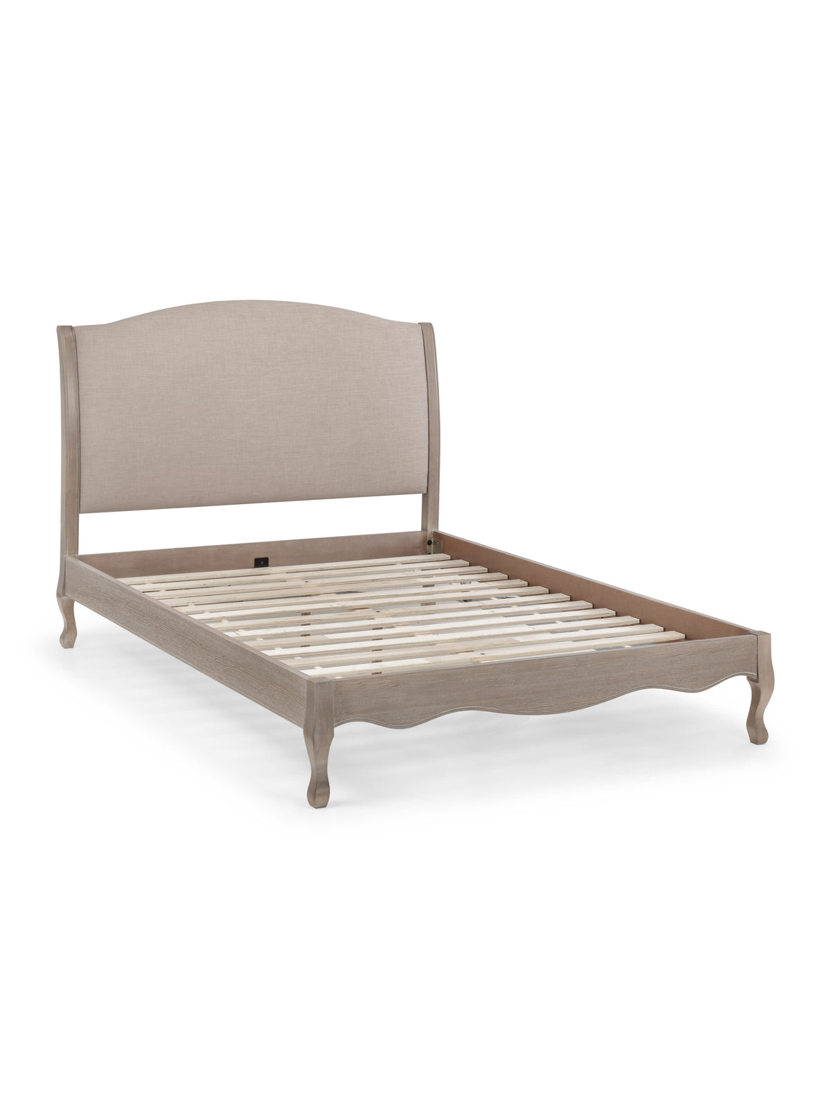 Camille Wood & Fabric Bed