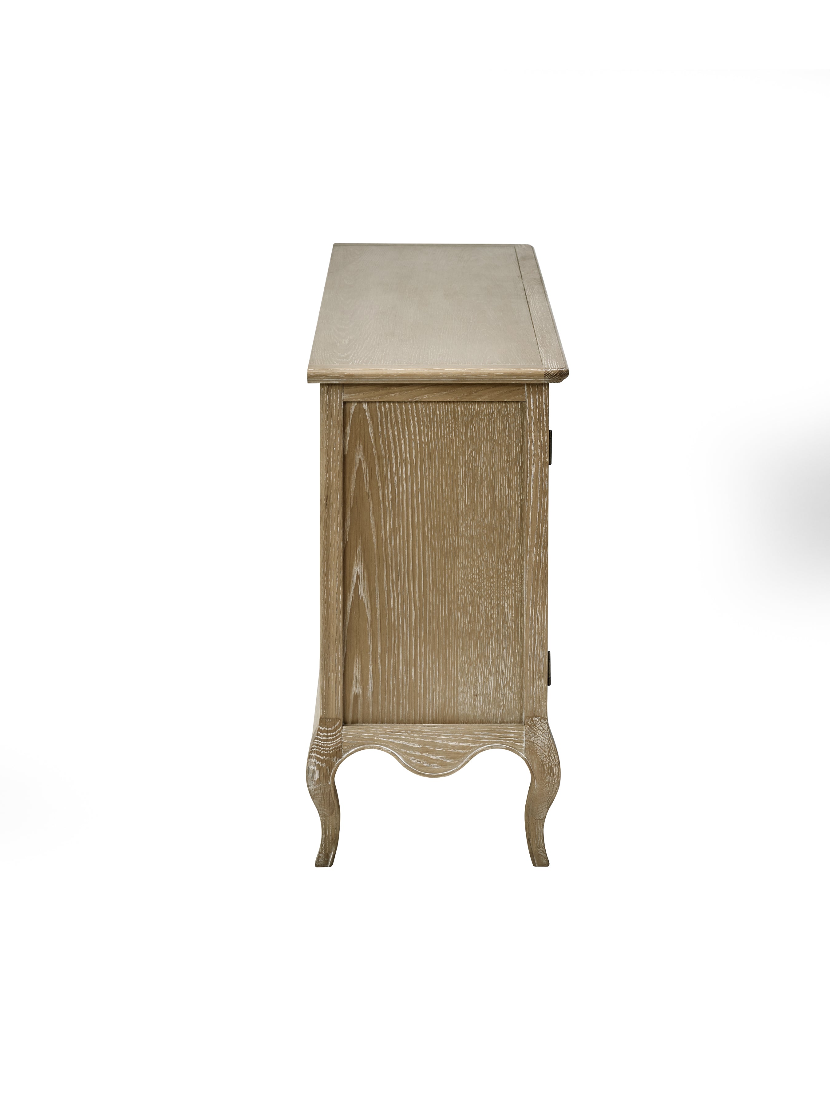 Camille French Style 2 Door 2 Drawer Sideboard – Limed Oak