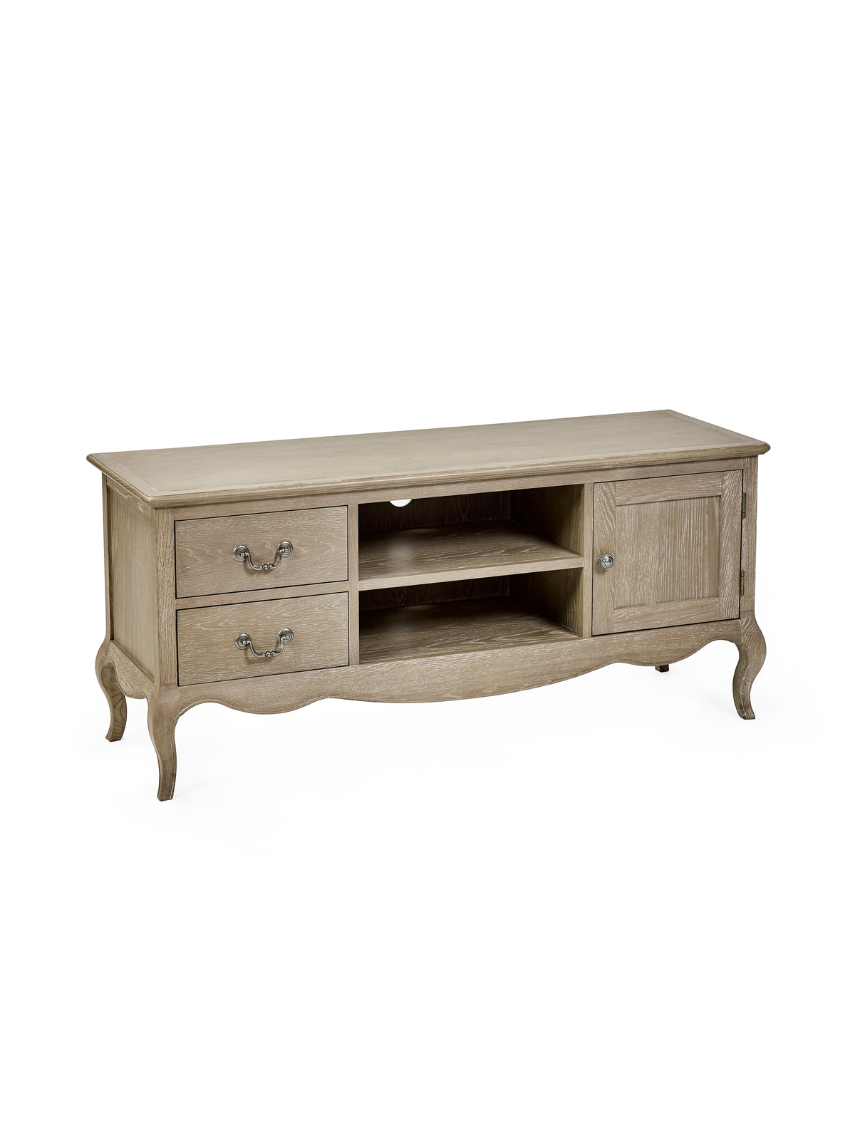 Camille French Style TV Unit – Limed Oak