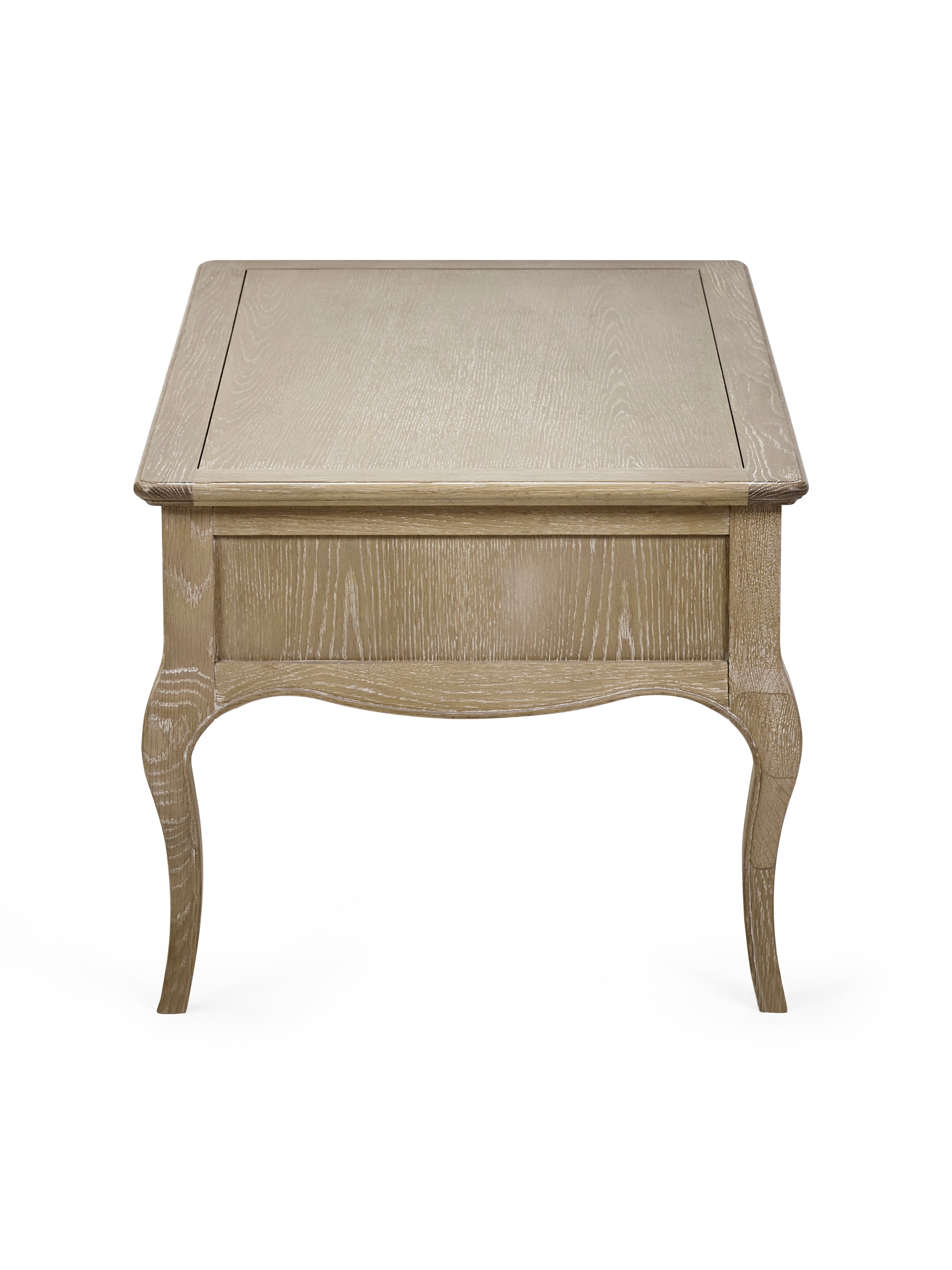 Camille French Style Rectangular Coffee Table – Limed Oak