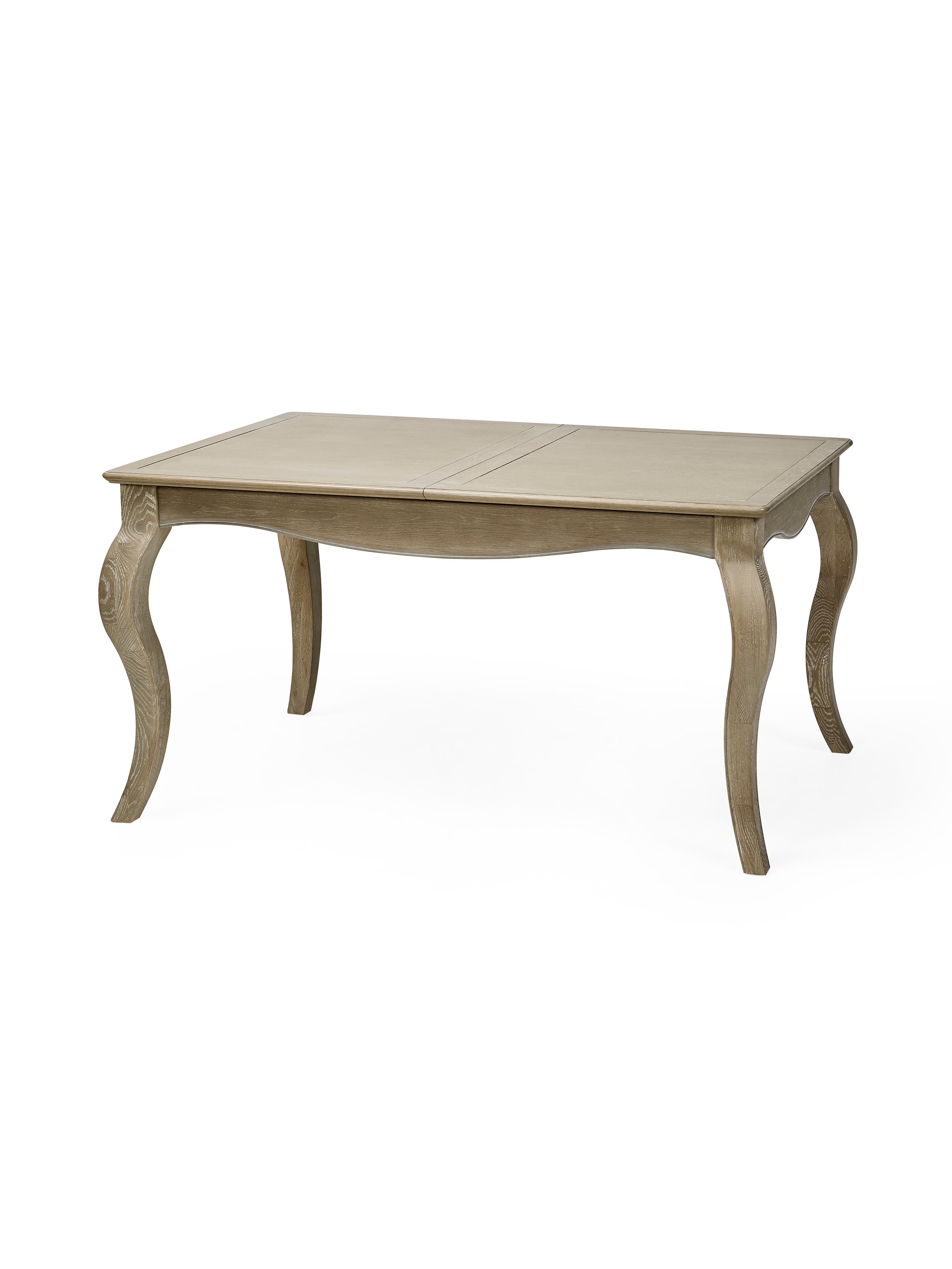 Camille French Style Rectangular 4-6 Seater Extending Dining Table – Limed Oak