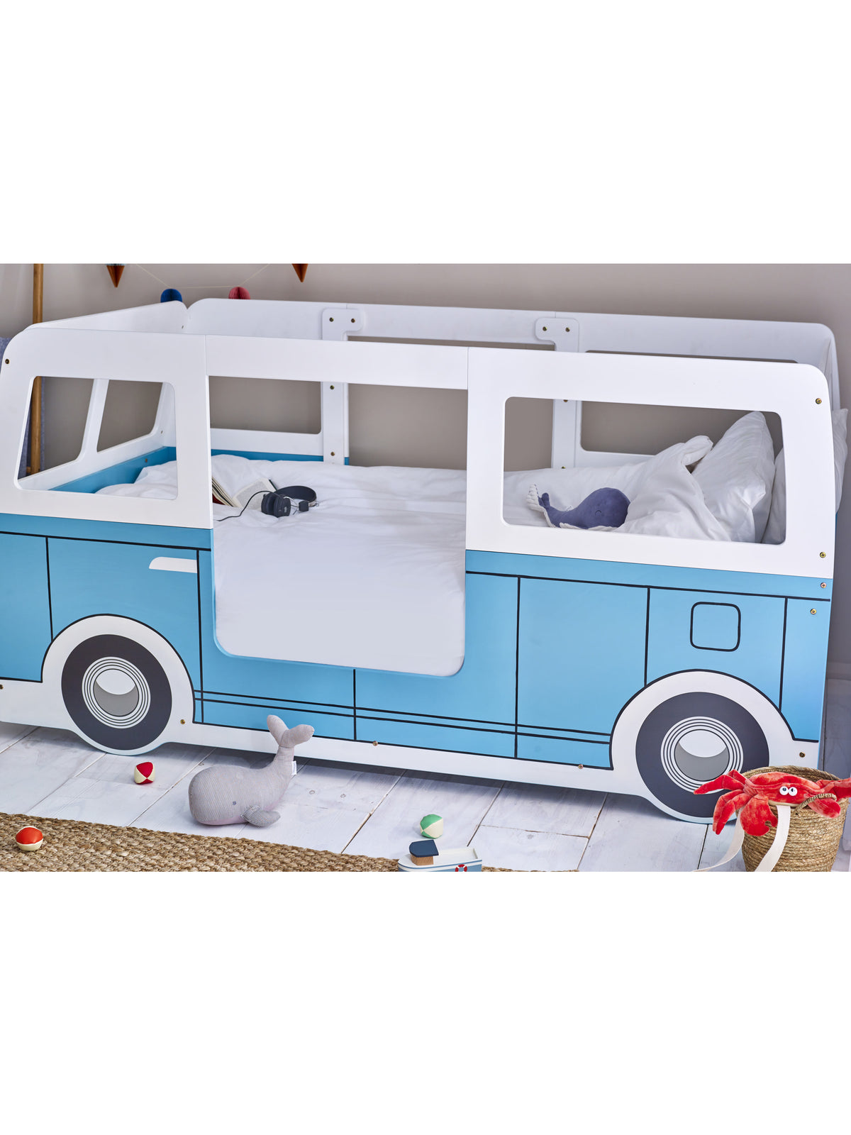 Campervan Bed - Light Blue