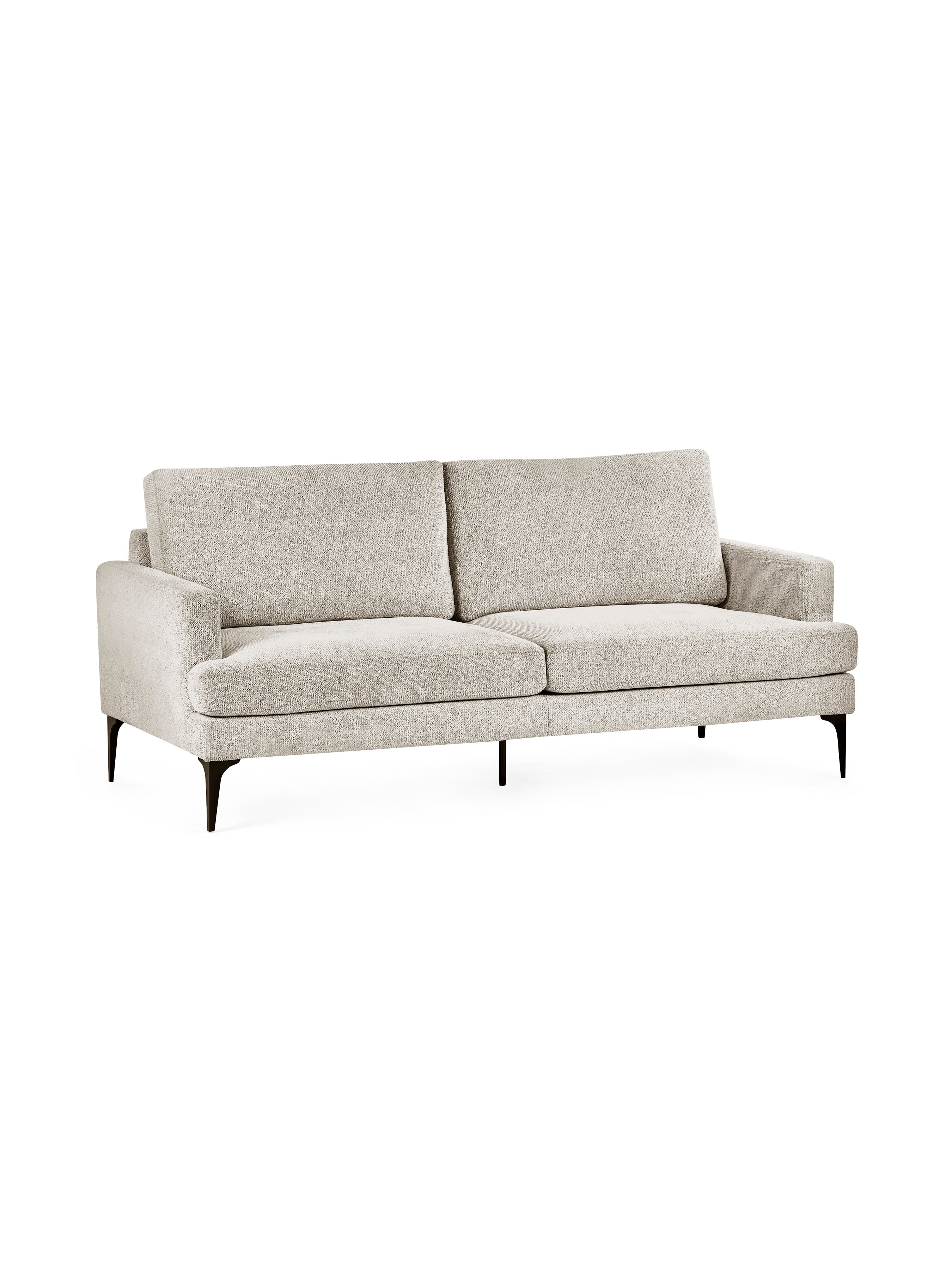 Carrera Oyster Cream Chenille 3 Seater Sofa – Oyster Chenille