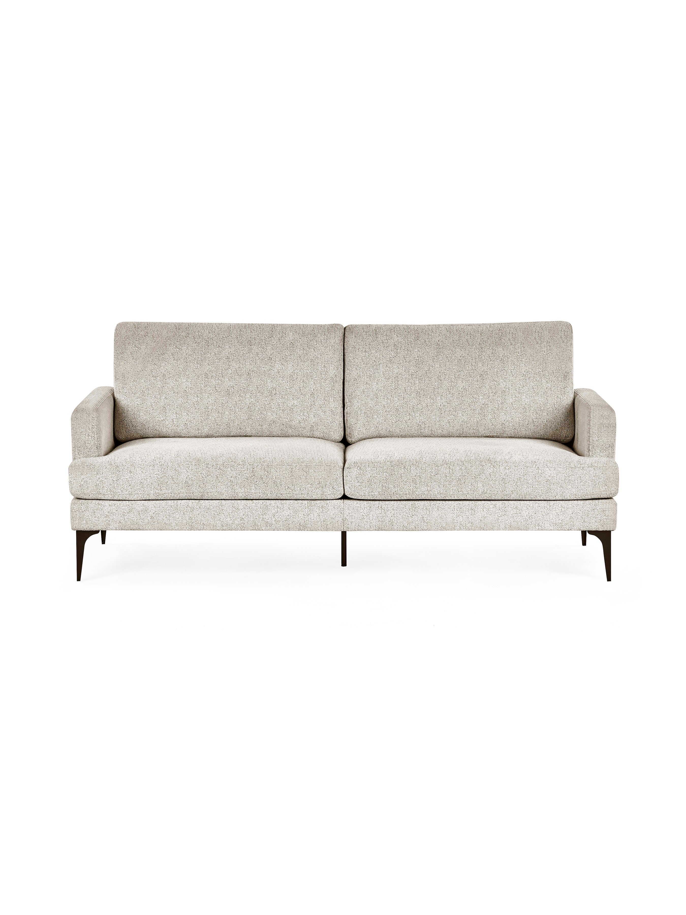 Carrera Oyster Cream Chenille 3 Seater Sofa – Oyster Chenille
