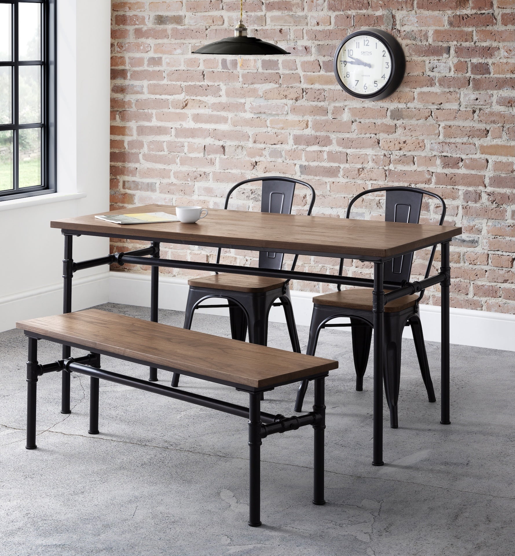 Carnegie Dining Table – Julian Bowen, view 2
