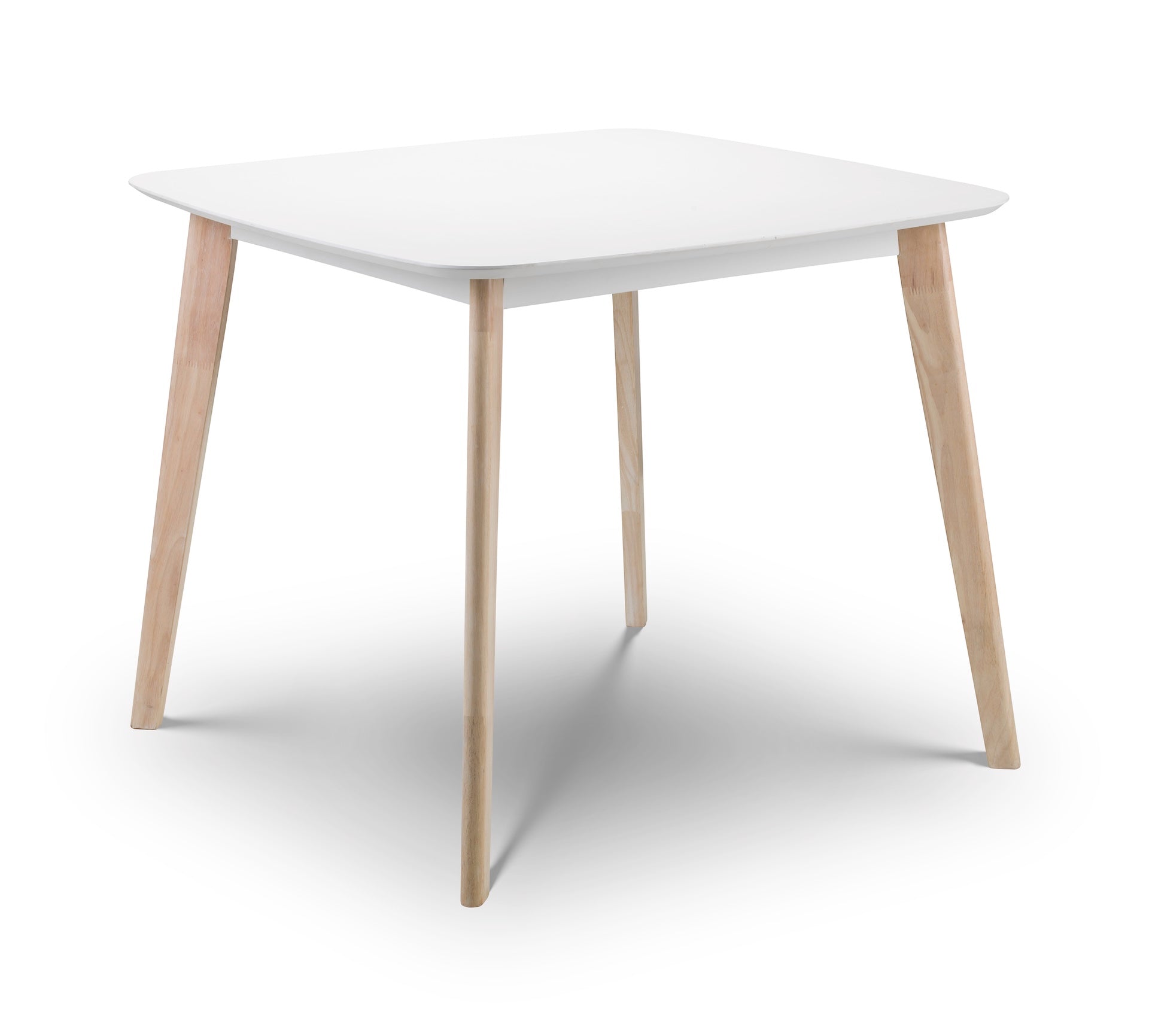 Casa Square Dining Table White/Oak – Julian Bowen