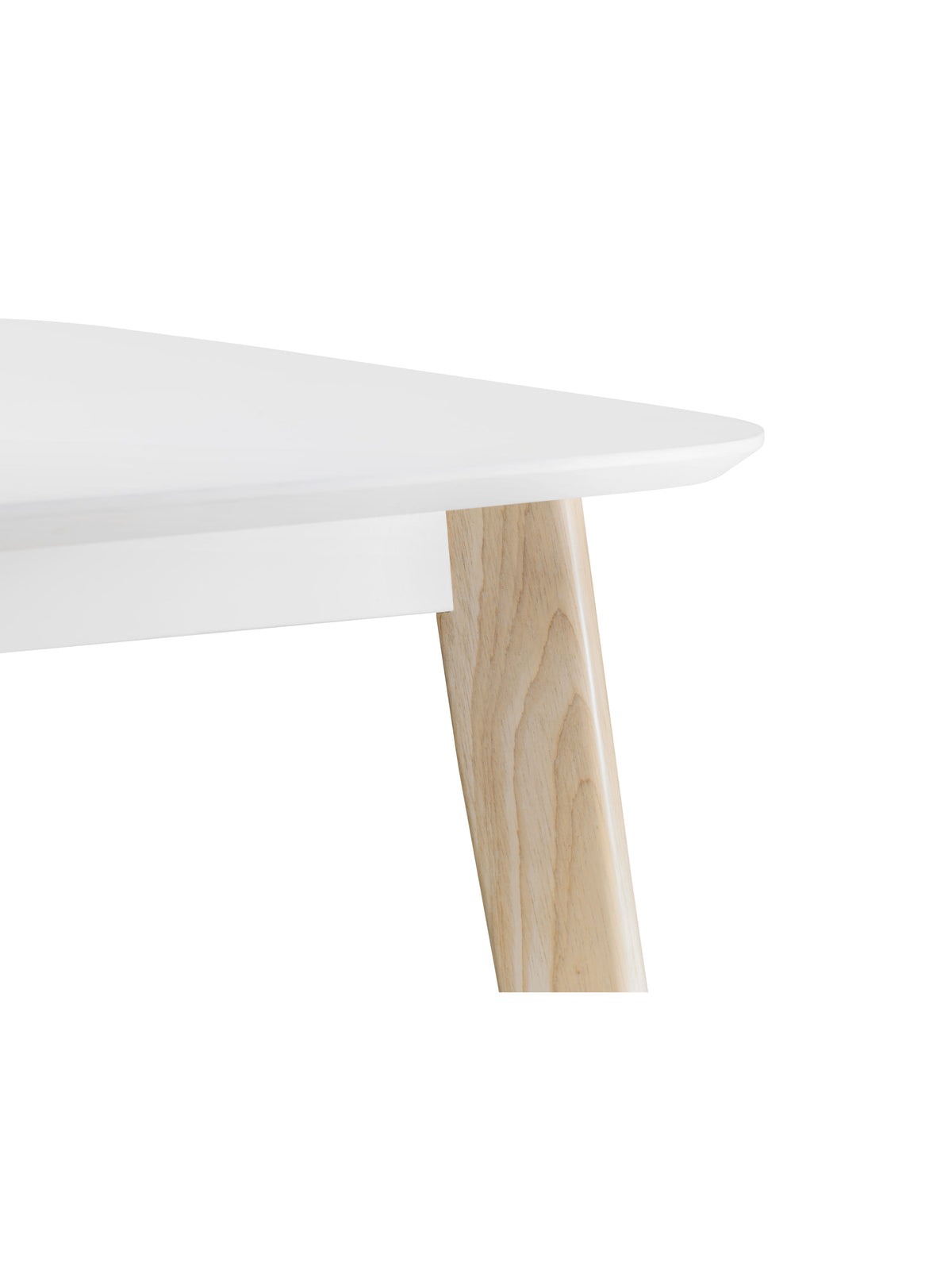 Casa Square Dining Table White/Oak