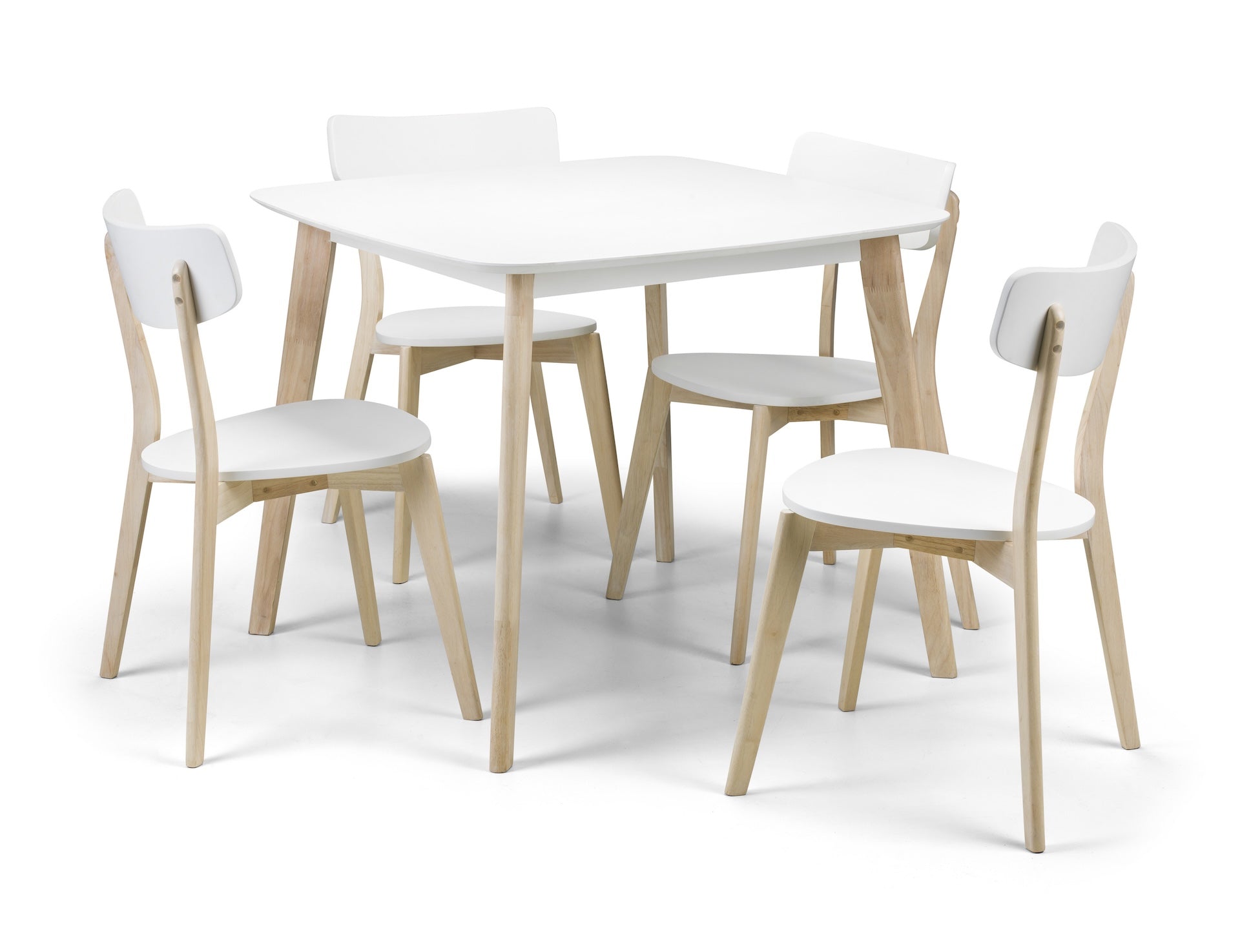 Casa Square Dining Table White/Oak – Julian Bowen, view 5