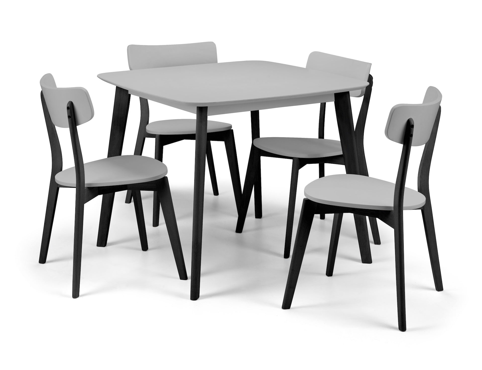 Casa Square Dining Table Grey/Black – Julian Bowen, view 4